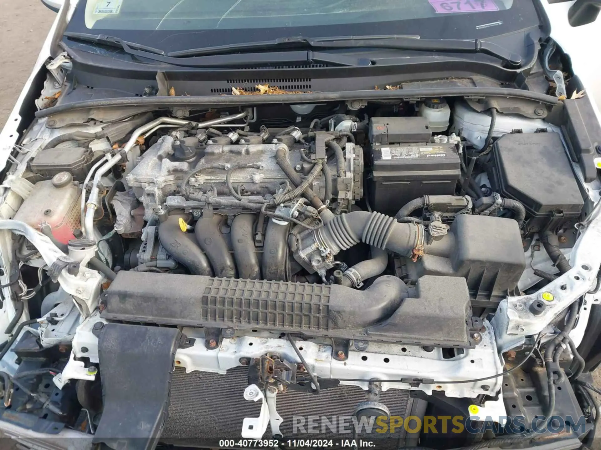 10 Photograph of a damaged car JTDEPRAE6LJ040274 TOYOTA COROLLA 2020