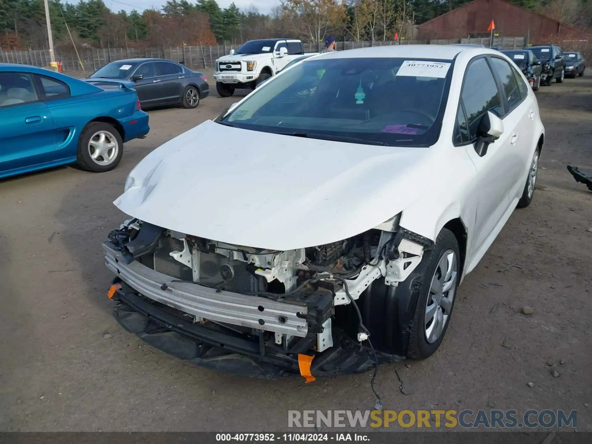 6 Photograph of a damaged car JTDEPRAE6LJ040274 TOYOTA COROLLA 2020