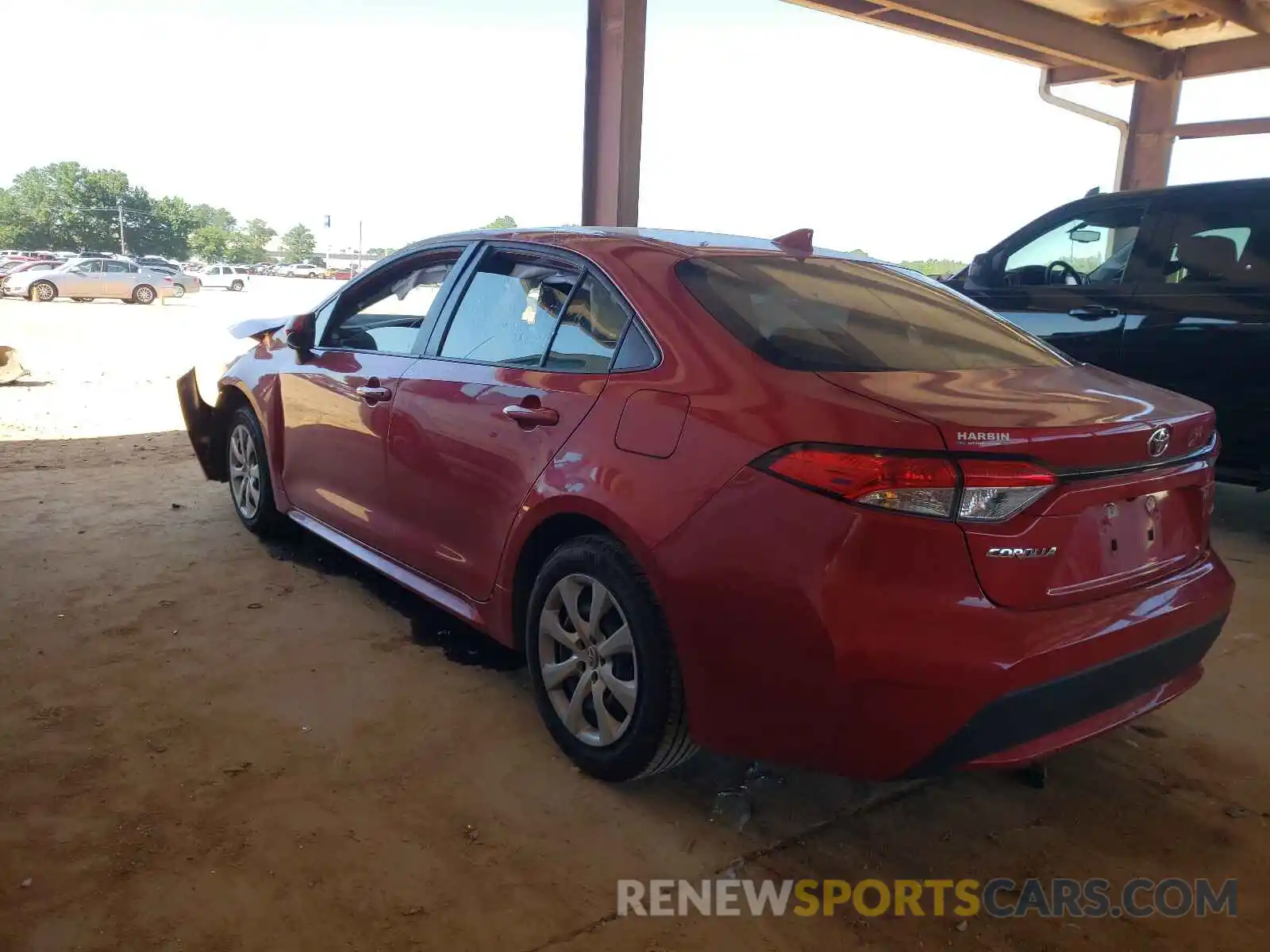 3 Photograph of a damaged car JTDEPRAE6LJ042493 TOYOTA COROLLA 2020