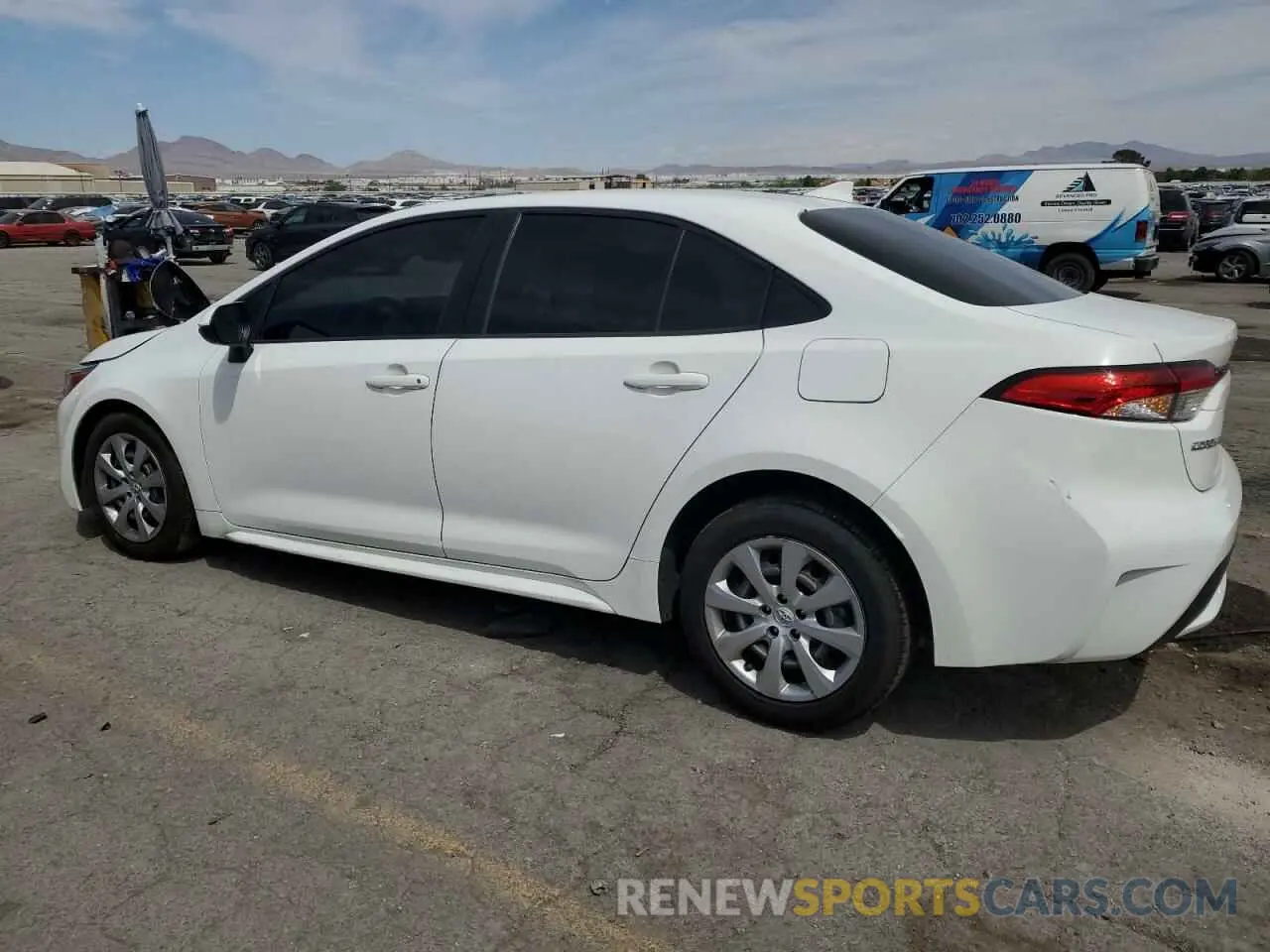 2 Photograph of a damaged car JTDEPRAE6LJ042770 TOYOTA COROLLA 2020