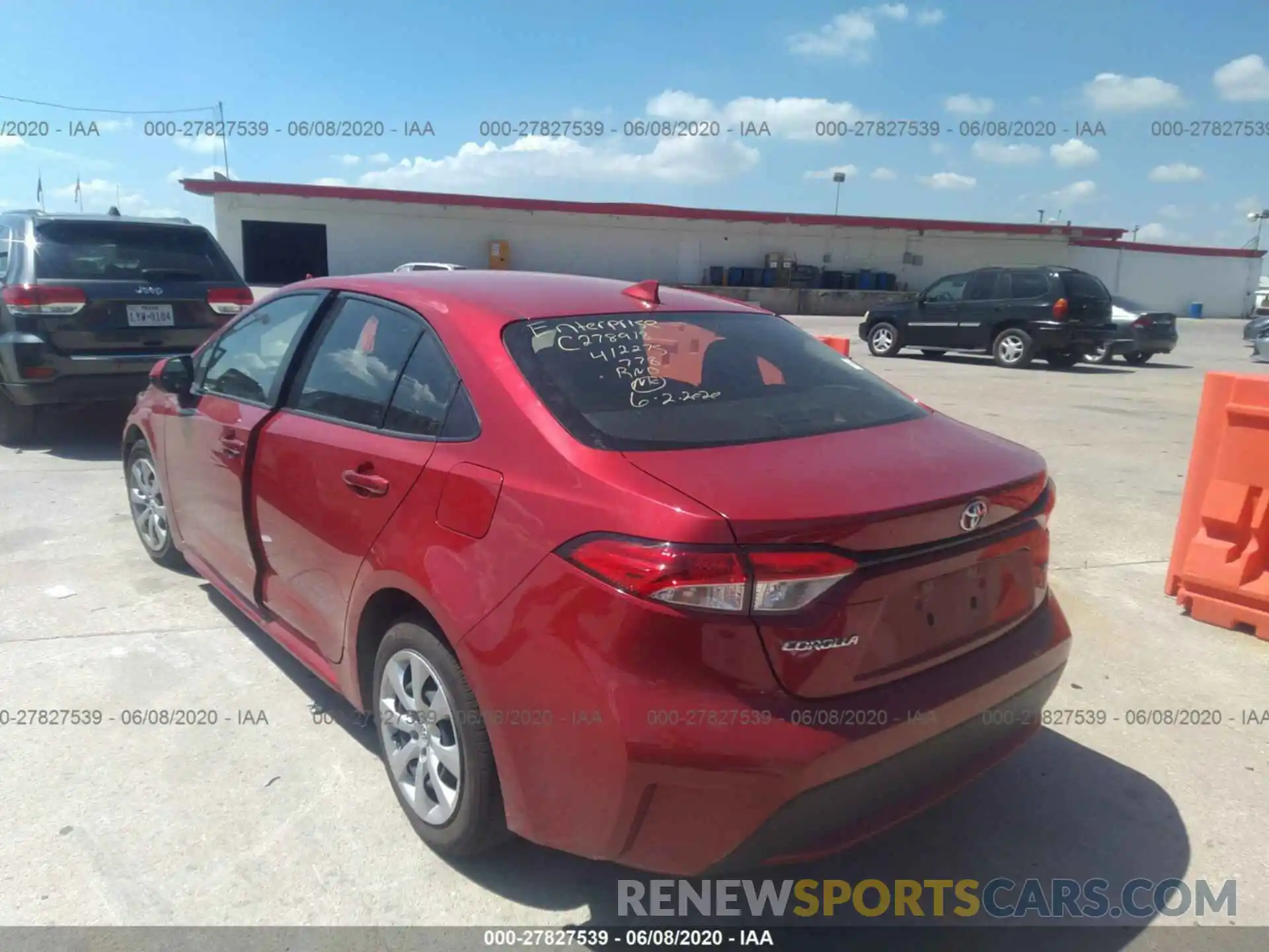 3 Photograph of a damaged car JTDEPRAE6LJ045510 TOYOTA COROLLA 2020