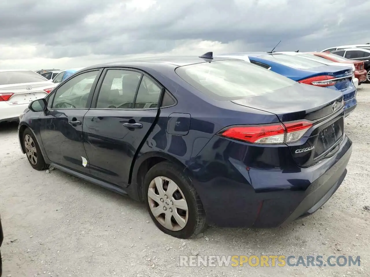 2 Photograph of a damaged car JTDEPRAE6LJ050139 TOYOTA COROLLA 2020