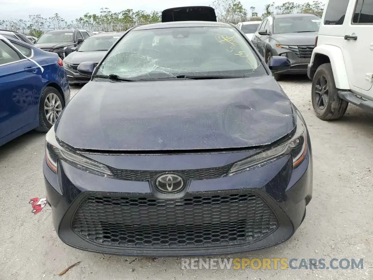 5 Photograph of a damaged car JTDEPRAE6LJ050139 TOYOTA COROLLA 2020