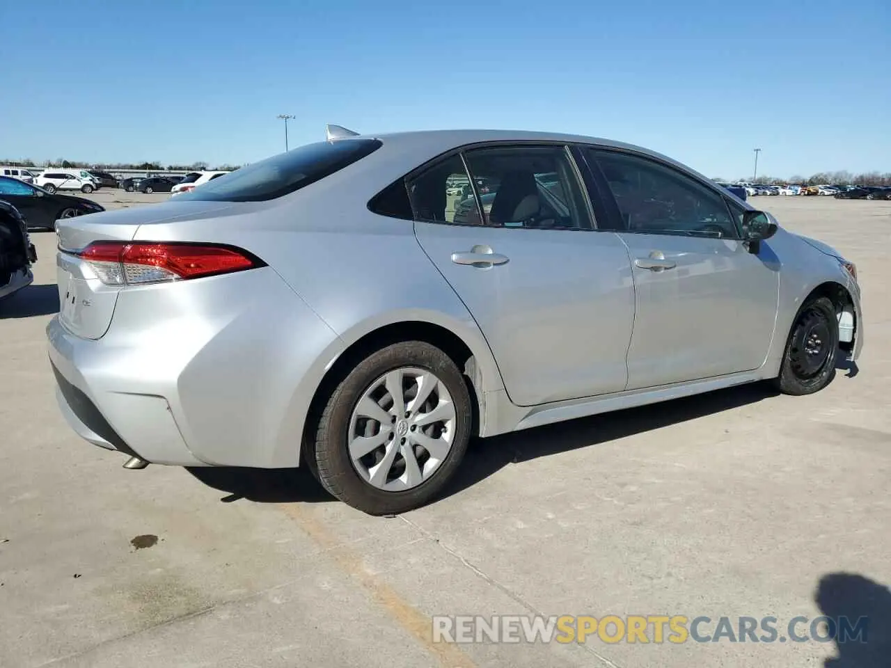 3 Photograph of a damaged car JTDEPRAE6LJ051629 TOYOTA COROLLA 2020