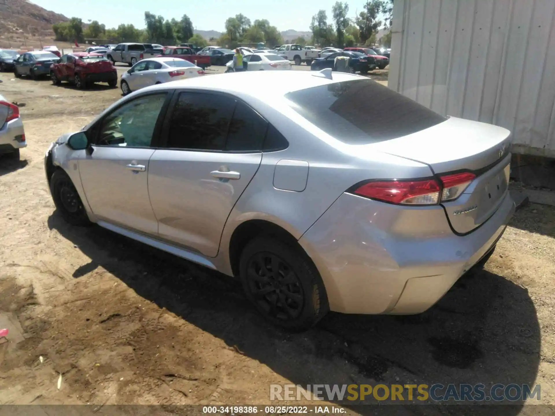 3 Photograph of a damaged car JTDEPRAE6LJ051758 TOYOTA COROLLA 2020