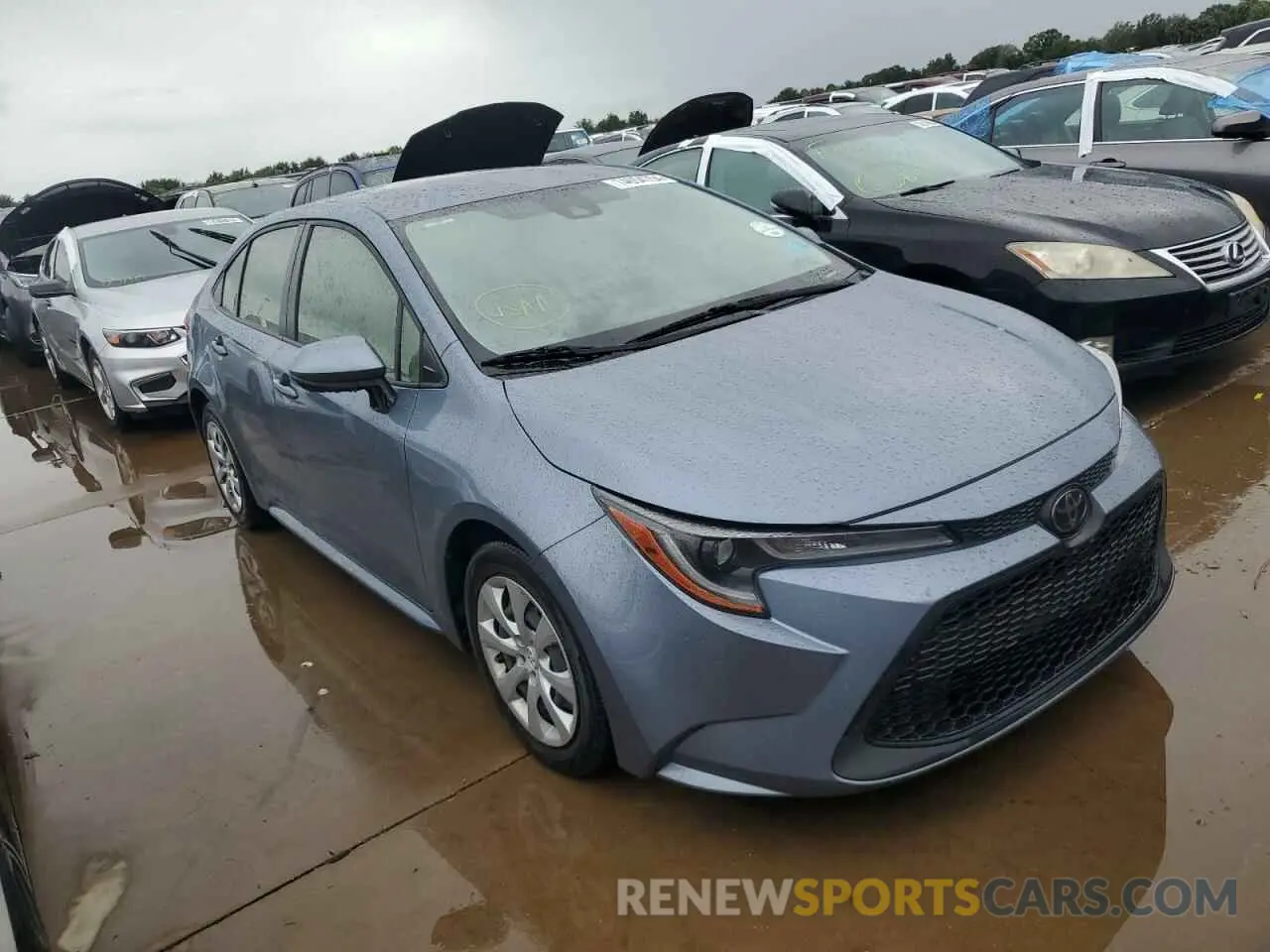 4 Photograph of a damaged car JTDEPRAE6LJ056524 TOYOTA COROLLA 2020