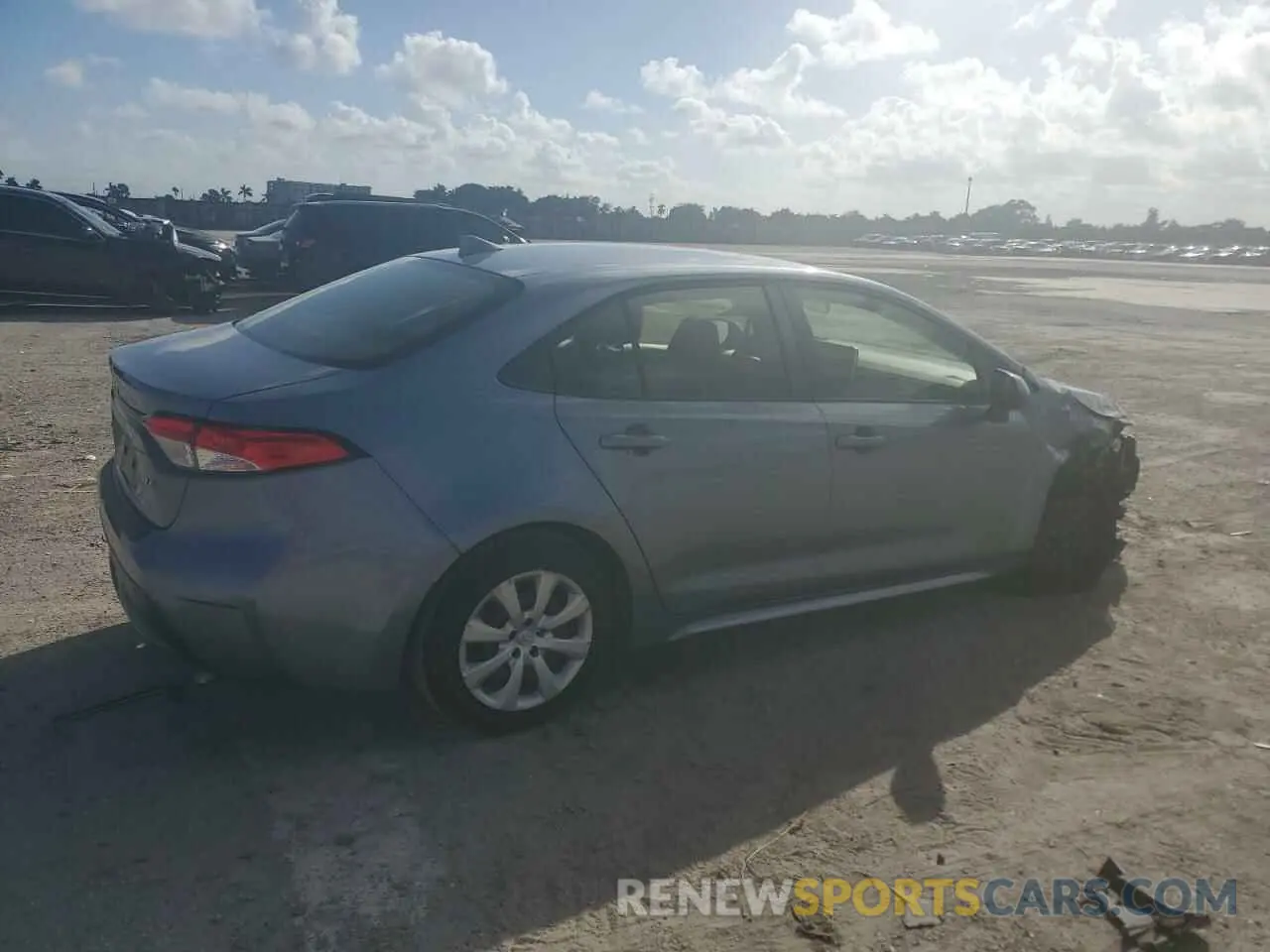 3 Photograph of a damaged car JTDEPRAE6LJ059696 TOYOTA COROLLA 2020