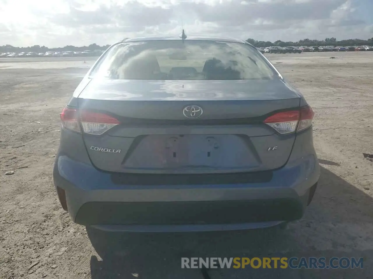 6 Photograph of a damaged car JTDEPRAE6LJ059696 TOYOTA COROLLA 2020