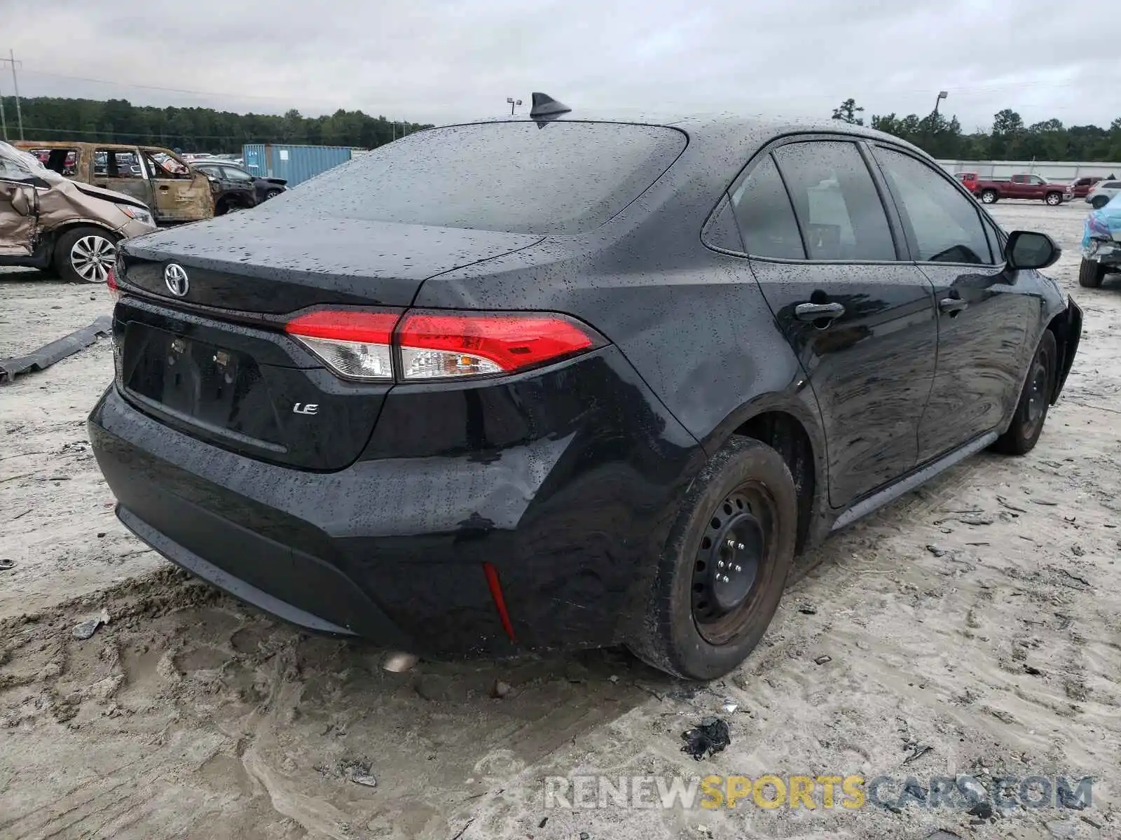 4 Photograph of a damaged car JTDEPRAE6LJ063652 TOYOTA COROLLA 2020