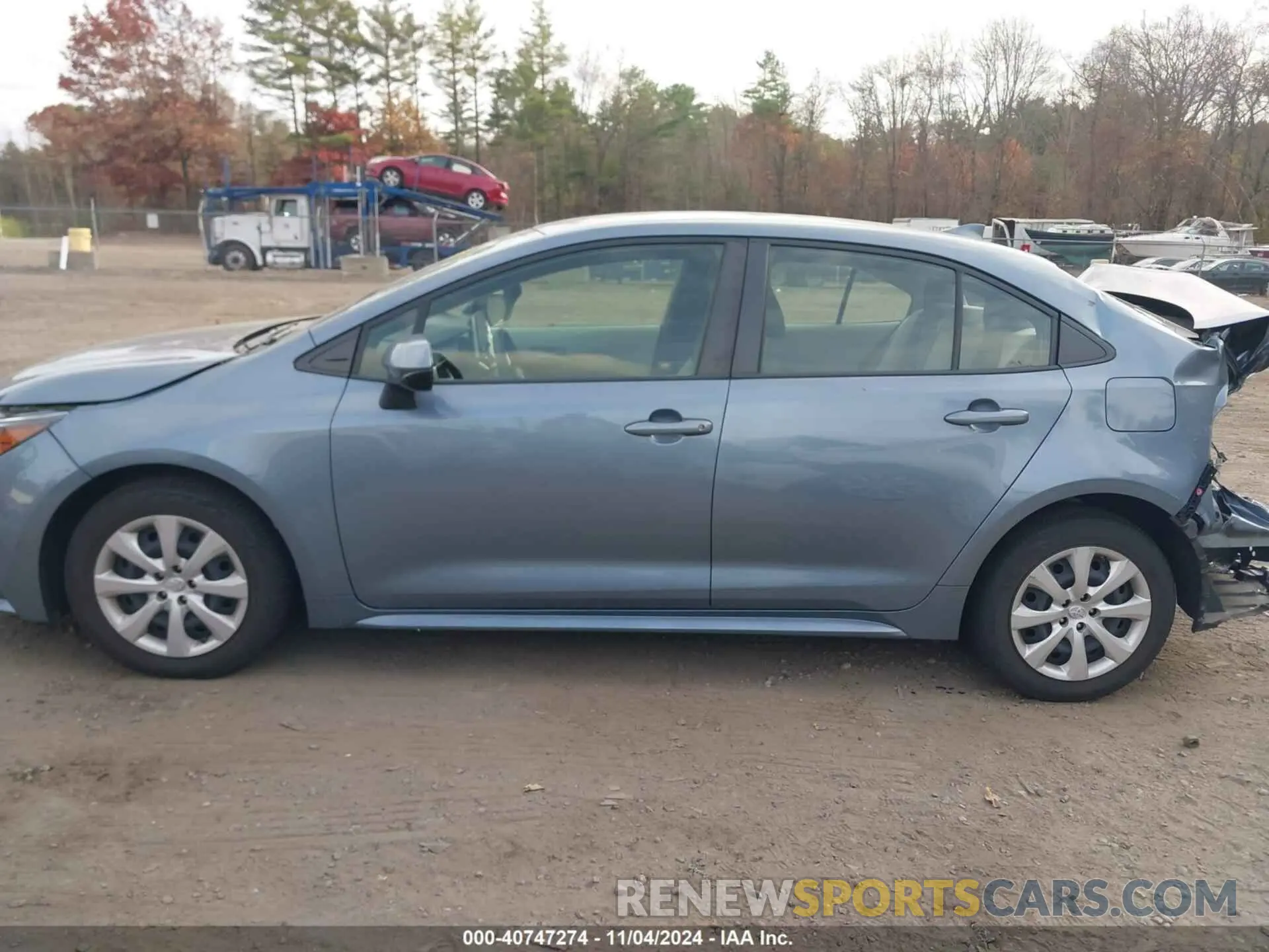 13 Photograph of a damaged car JTDEPRAE6LJ066275 TOYOTA COROLLA 2020