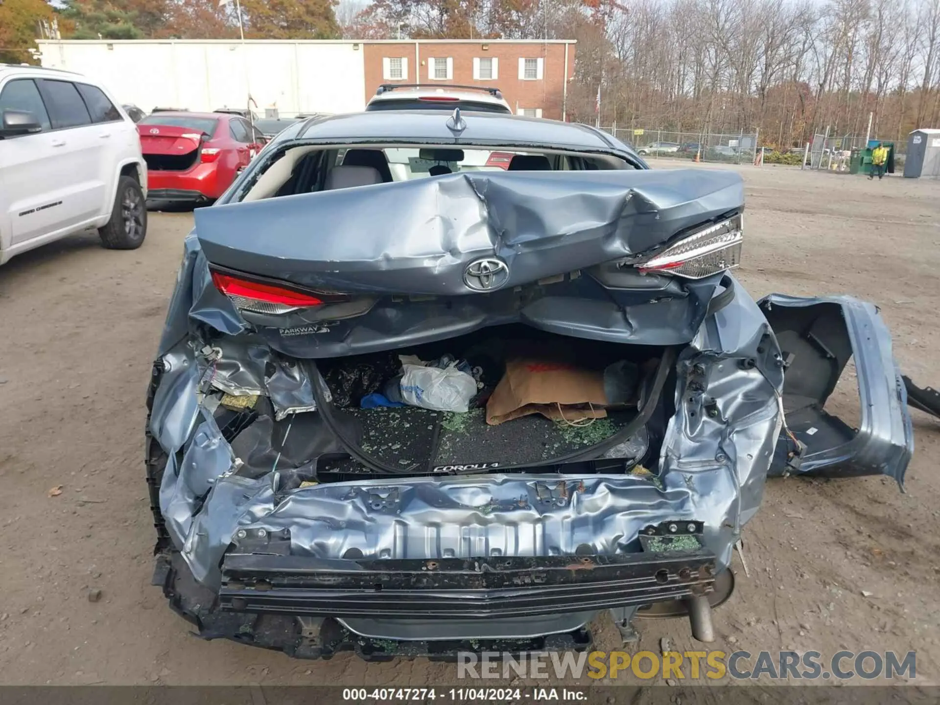 15 Photograph of a damaged car JTDEPRAE6LJ066275 TOYOTA COROLLA 2020