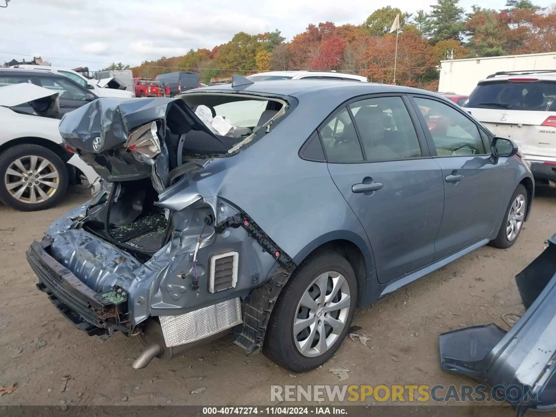 4 Photograph of a damaged car JTDEPRAE6LJ066275 TOYOTA COROLLA 2020