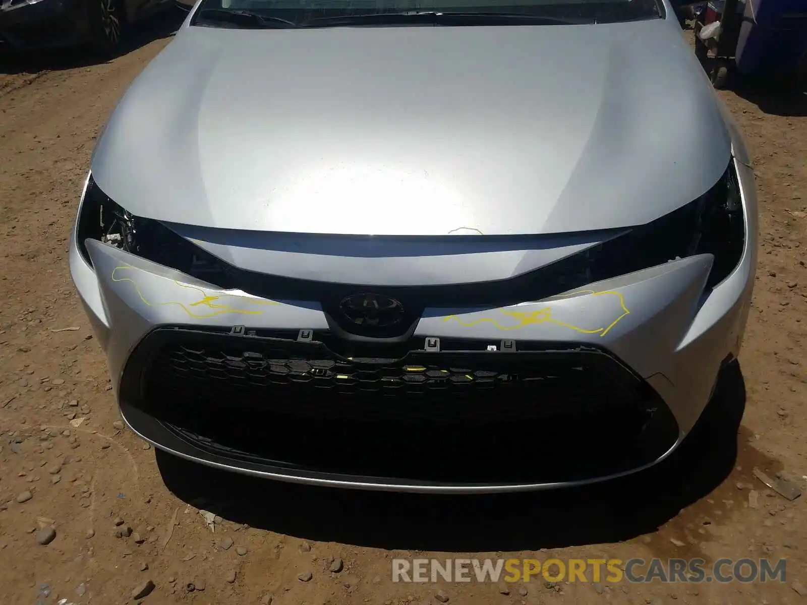 9 Photograph of a damaged car JTDEPRAE6LJ068222 TOYOTA COROLLA 2020