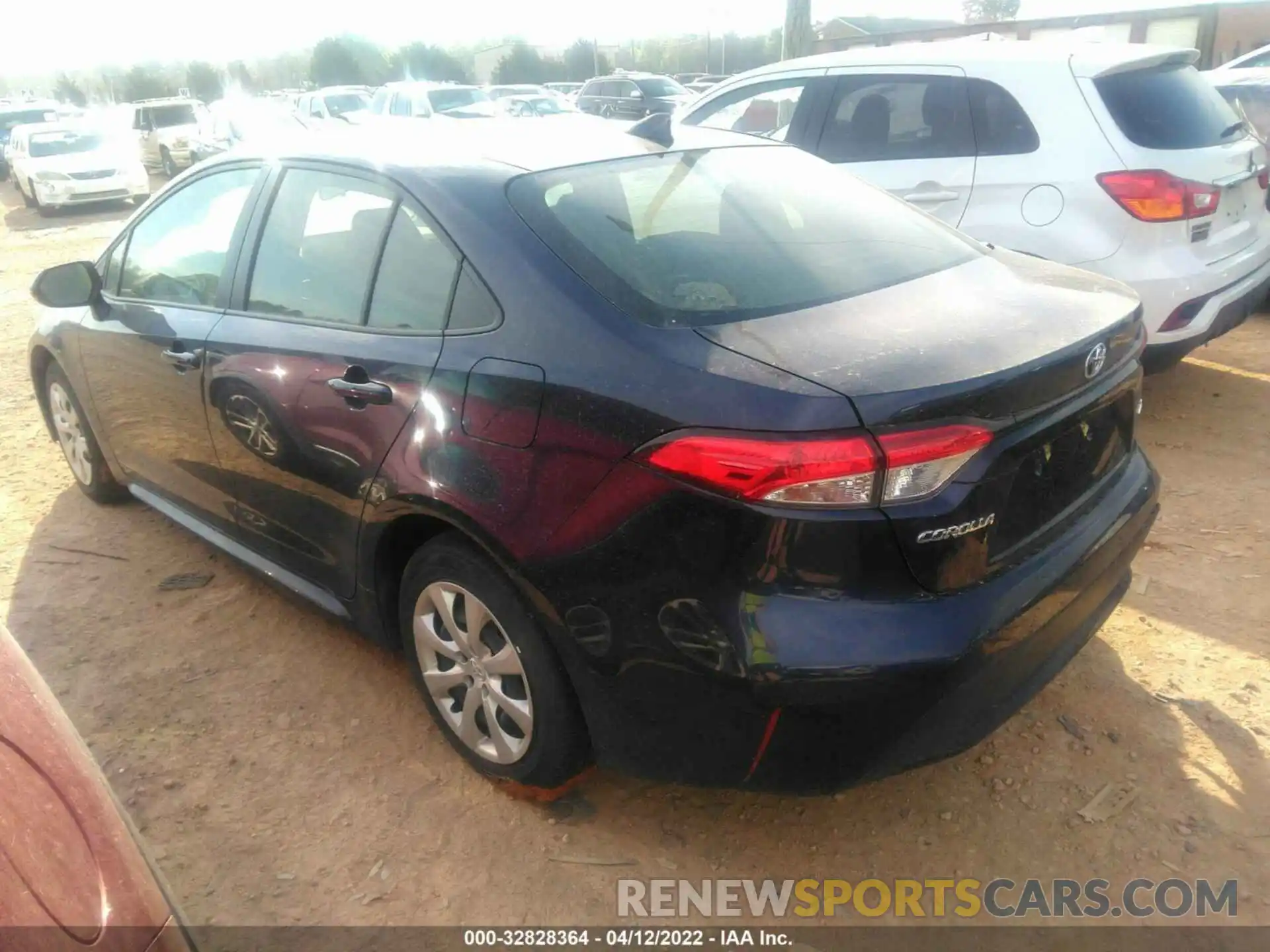 3 Photograph of a damaged car JTDEPRAE6LJ074036 TOYOTA COROLLA 2020