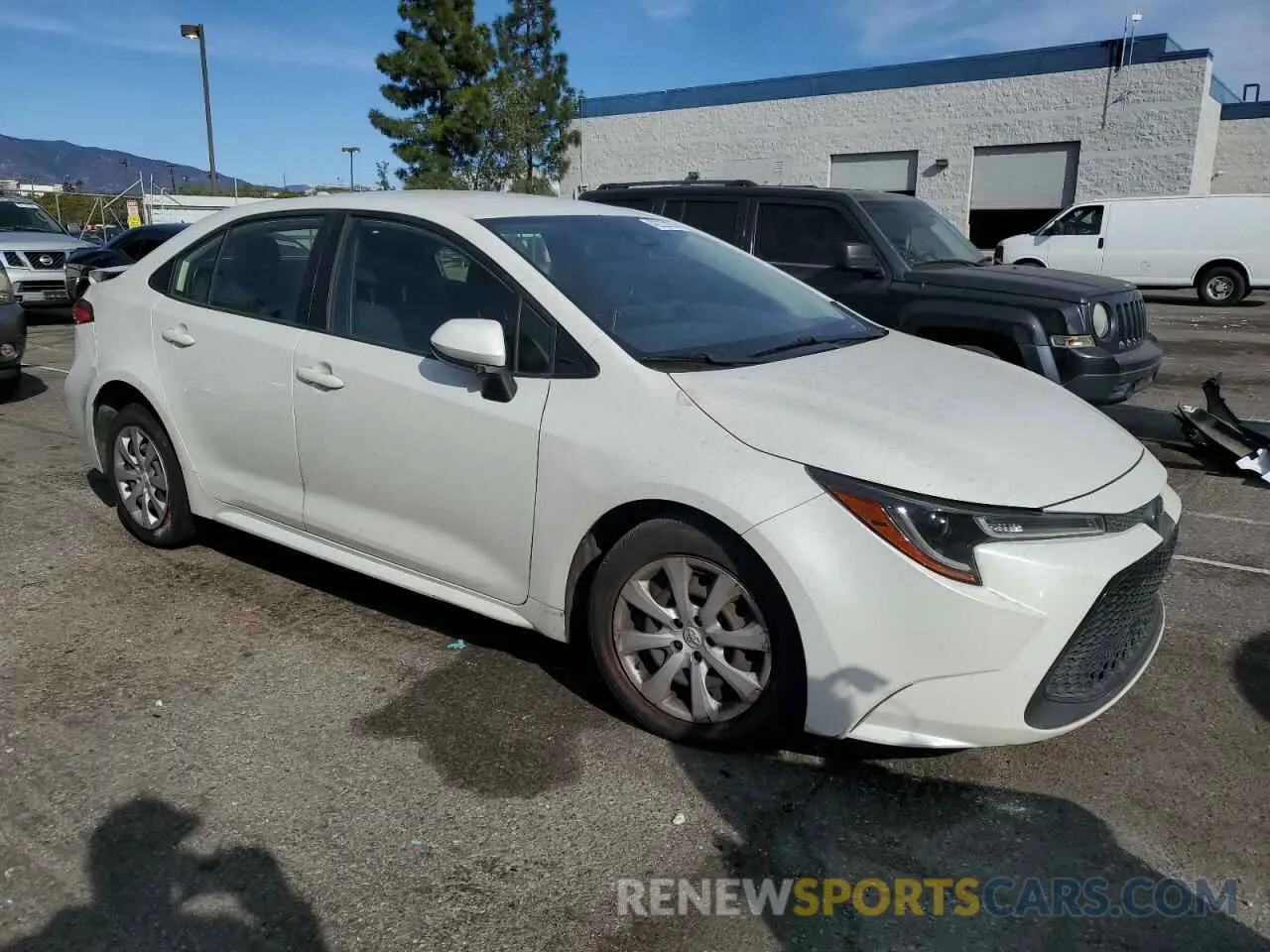 4 Photograph of a damaged car JTDEPRAE6LJ078247 TOYOTA COROLLA 2020