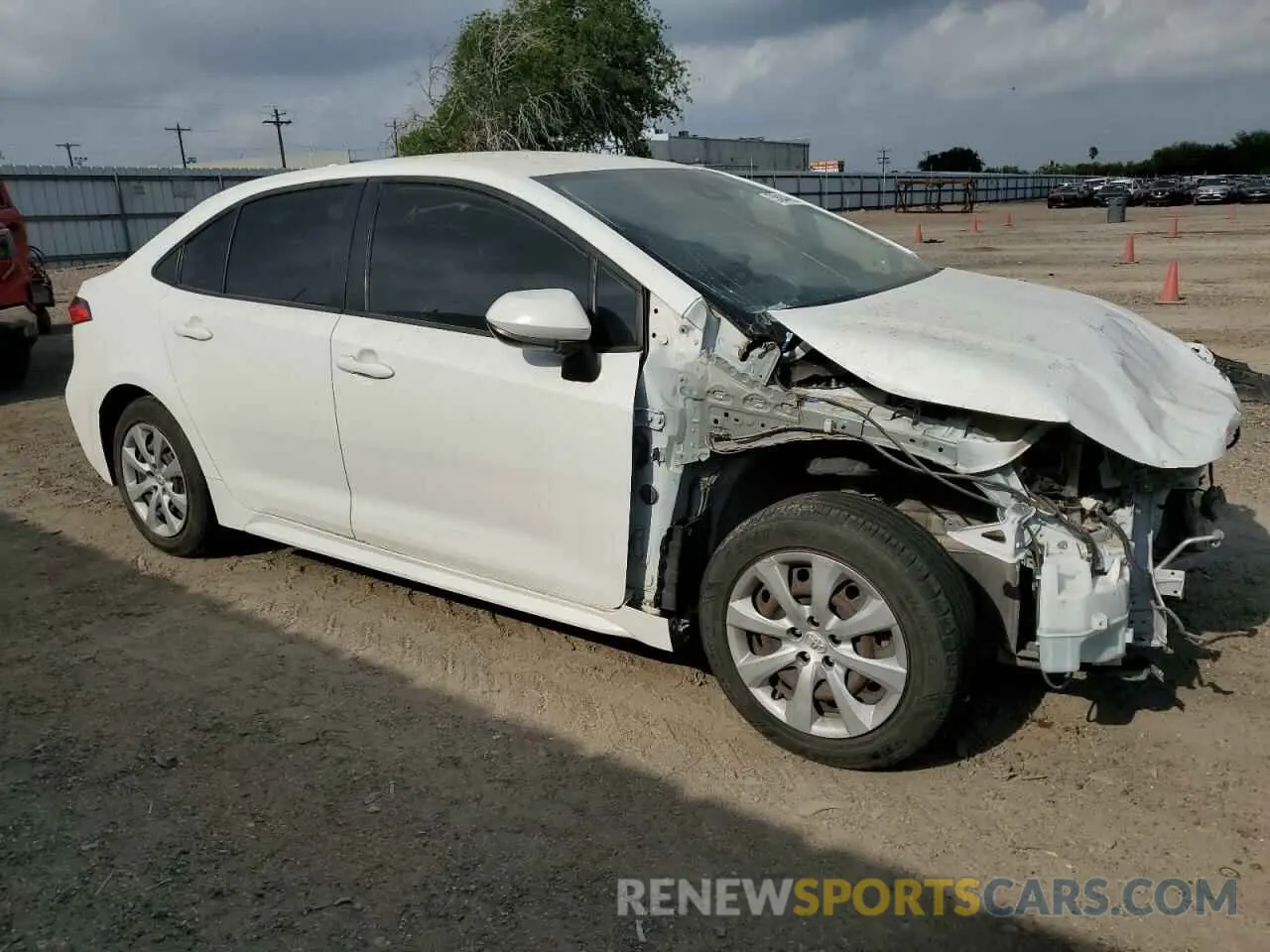 4 Photograph of a damaged car JTDEPRAE6LJ078720 TOYOTA COROLLA 2020
