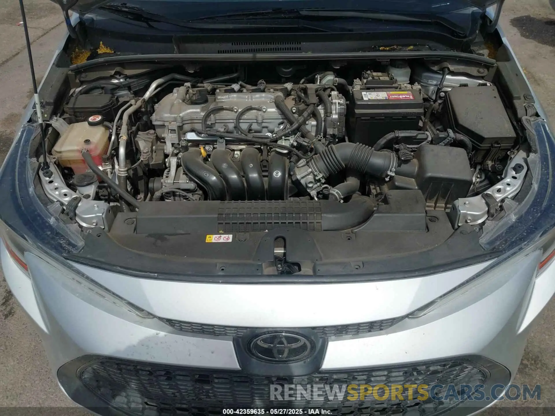 10 Photograph of a damaged car JTDEPRAE6LJ079009 TOYOTA COROLLA 2020
