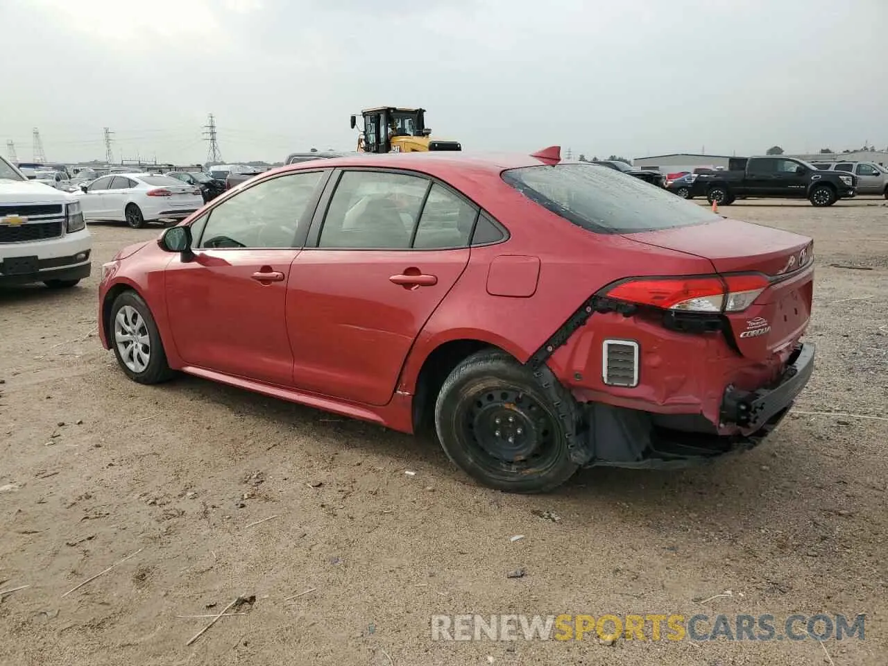 2 Photograph of a damaged car JTDEPRAE6LJ079205 TOYOTA COROLLA 2020