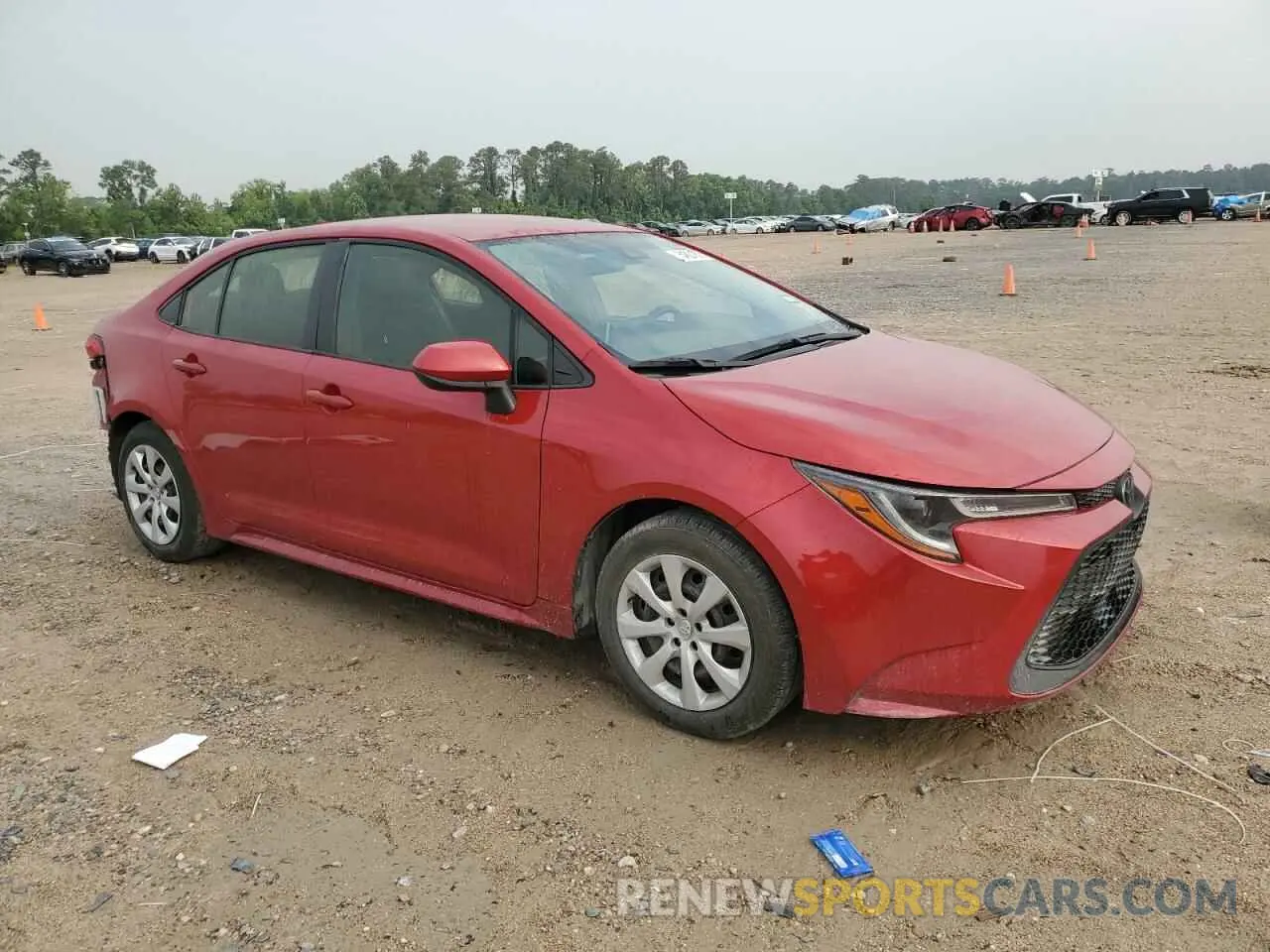 4 Photograph of a damaged car JTDEPRAE6LJ079205 TOYOTA COROLLA 2020