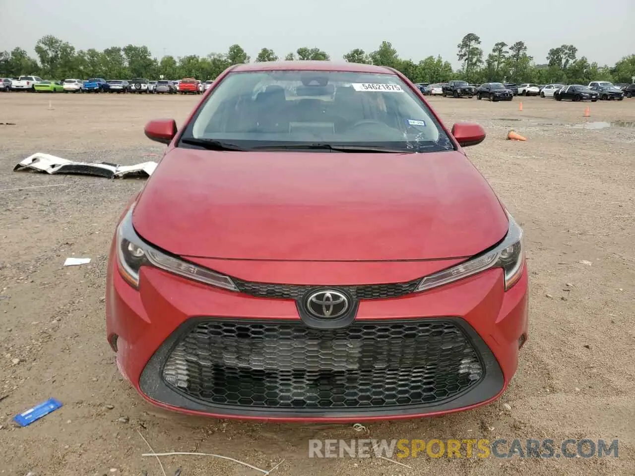 5 Photograph of a damaged car JTDEPRAE6LJ079205 TOYOTA COROLLA 2020
