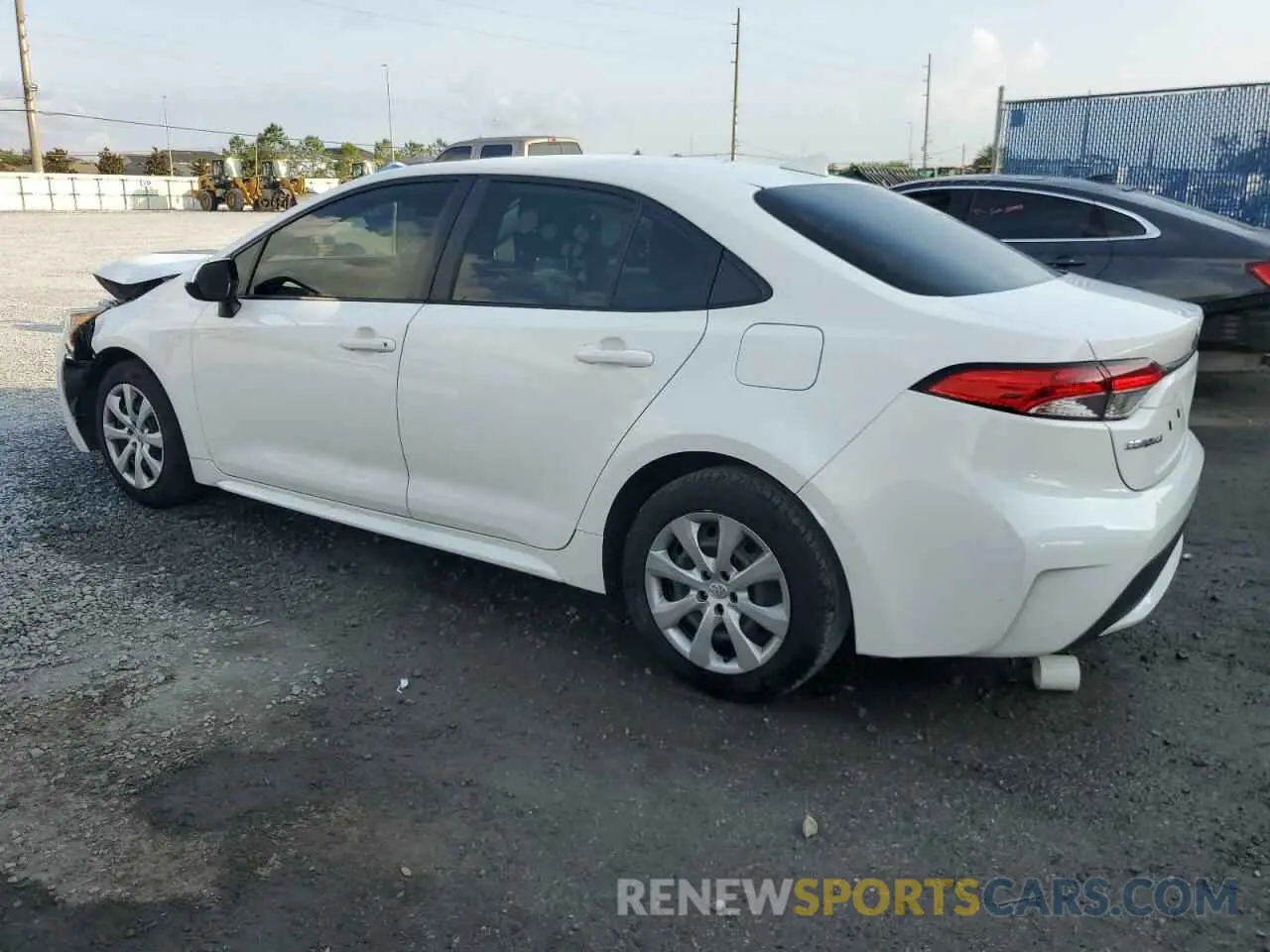 2 Photograph of a damaged car JTDEPRAE6LJ079592 TOYOTA COROLLA 2020