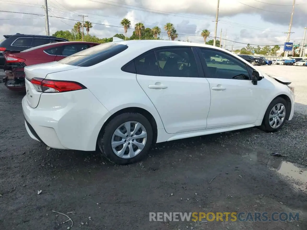 3 Photograph of a damaged car JTDEPRAE6LJ079592 TOYOTA COROLLA 2020