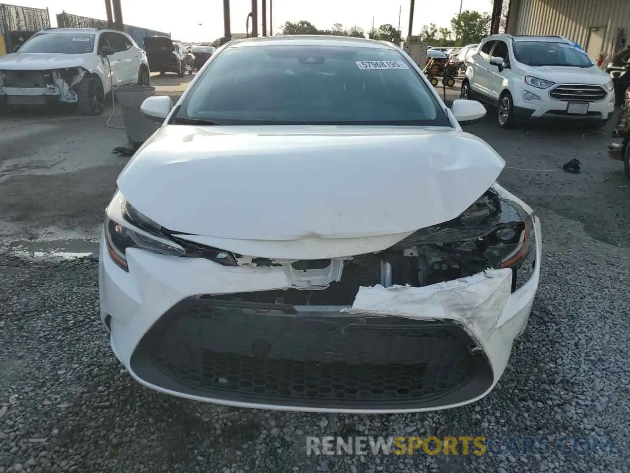 5 Photograph of a damaged car JTDEPRAE6LJ079592 TOYOTA COROLLA 2020