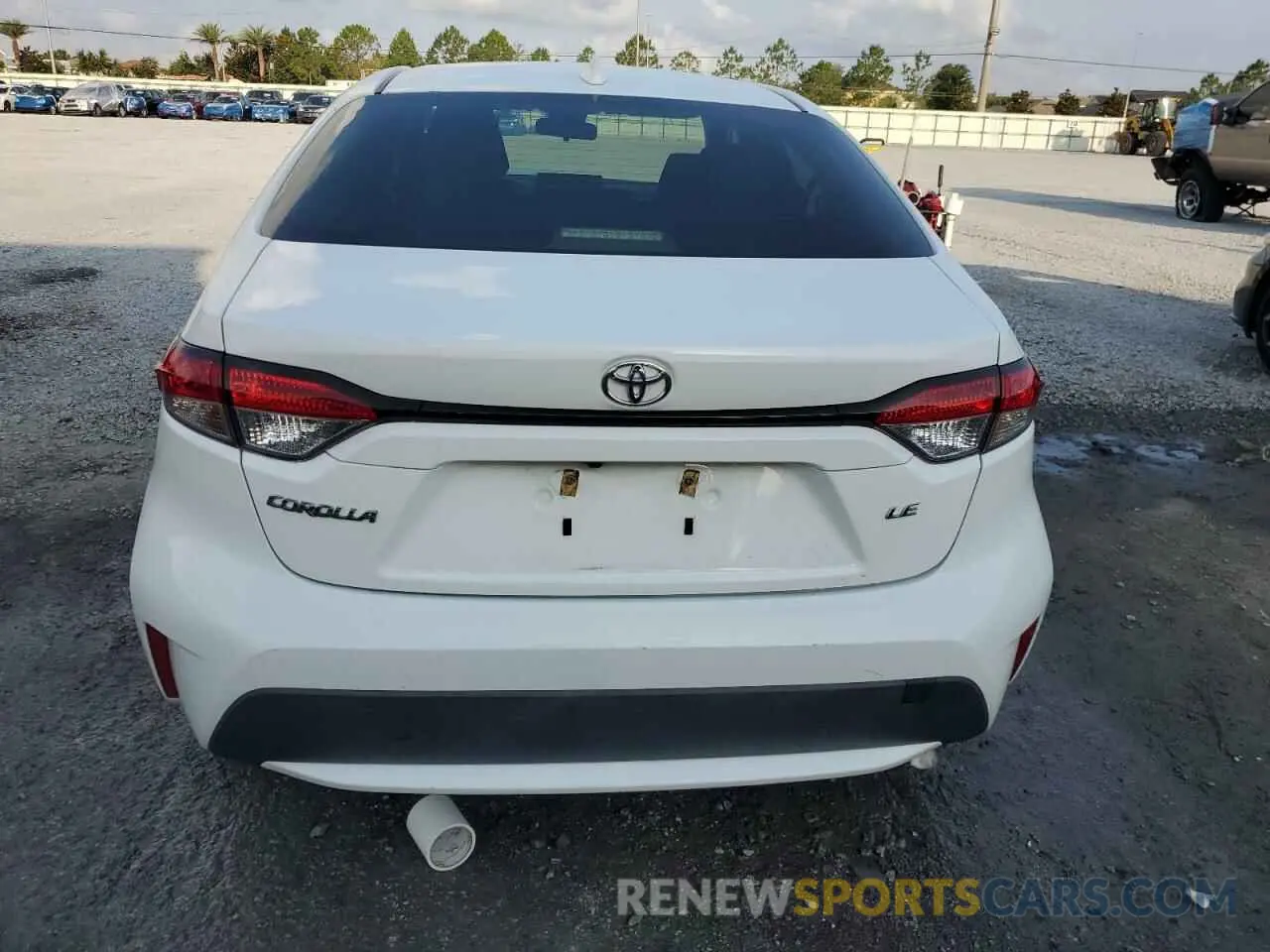 6 Photograph of a damaged car JTDEPRAE6LJ079592 TOYOTA COROLLA 2020