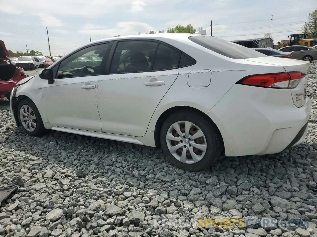 2 Photograph of a damaged car JTDEPRAE6LJ080838 TOYOTA COROLLA 2020