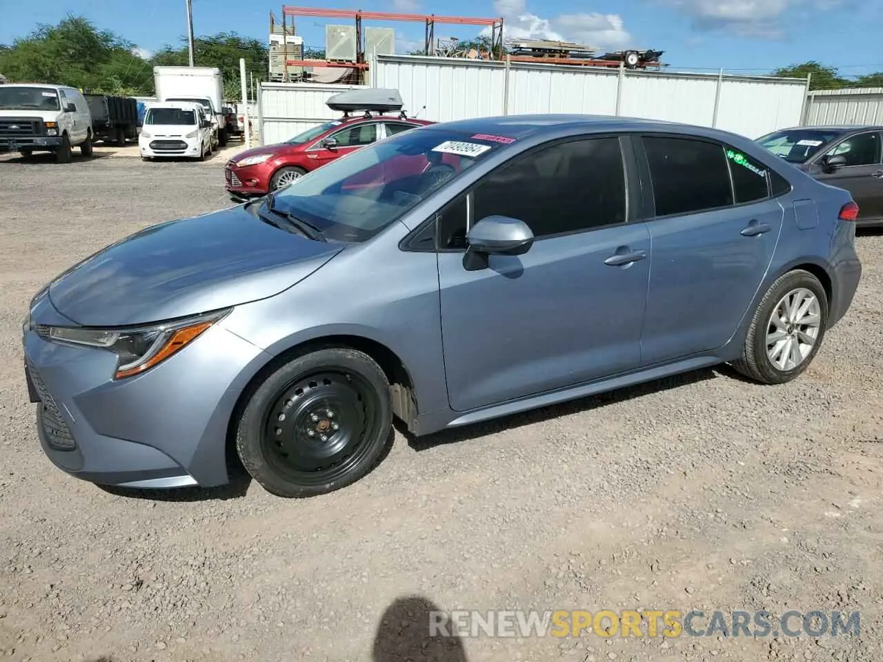 1 Photograph of a damaged car JTDEPRAE6LJ082587 TOYOTA COROLLA 2020