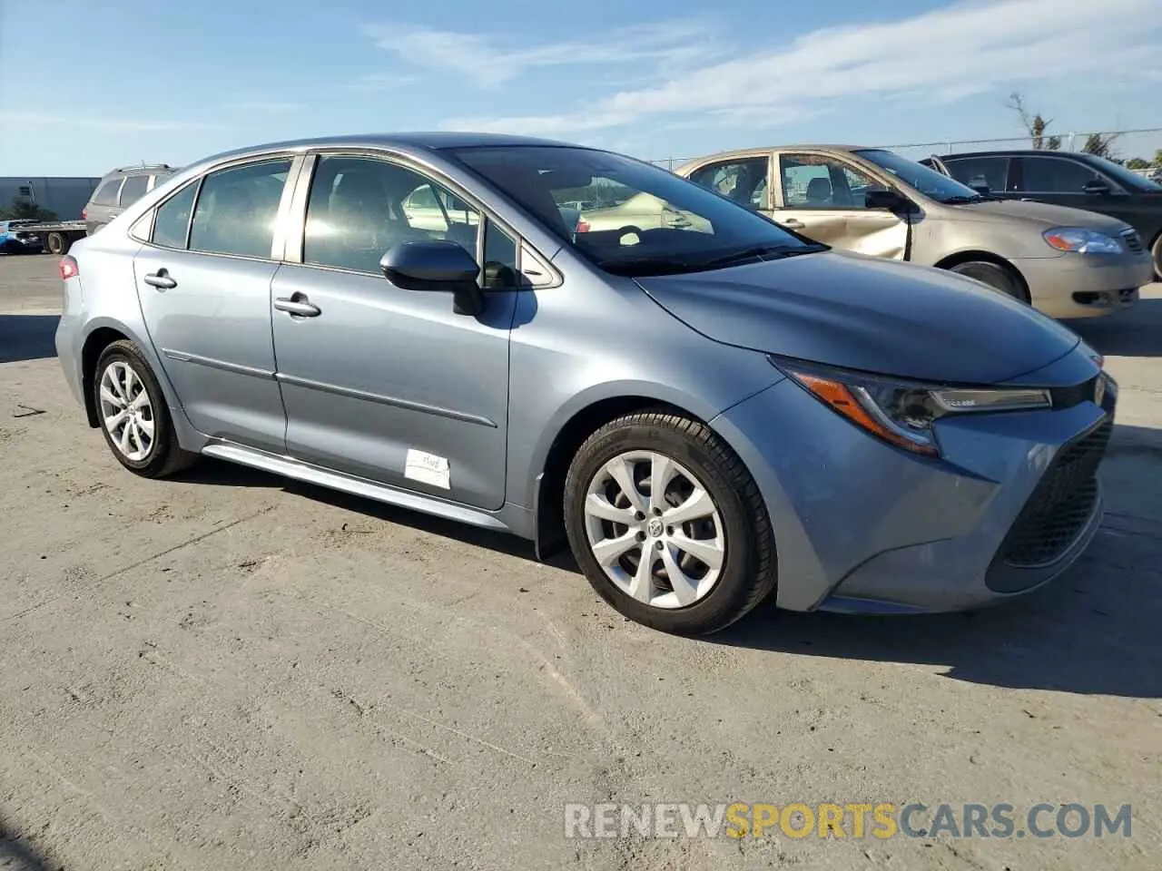 4 Photograph of a damaged car JTDEPRAE6LJ083707 TOYOTA COROLLA 2020