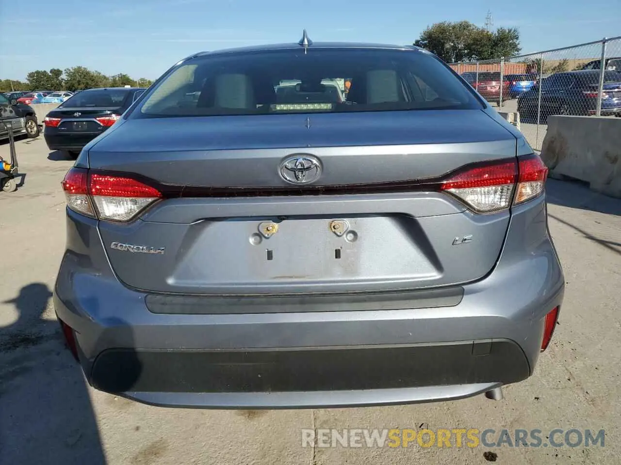 6 Photograph of a damaged car JTDEPRAE6LJ083707 TOYOTA COROLLA 2020