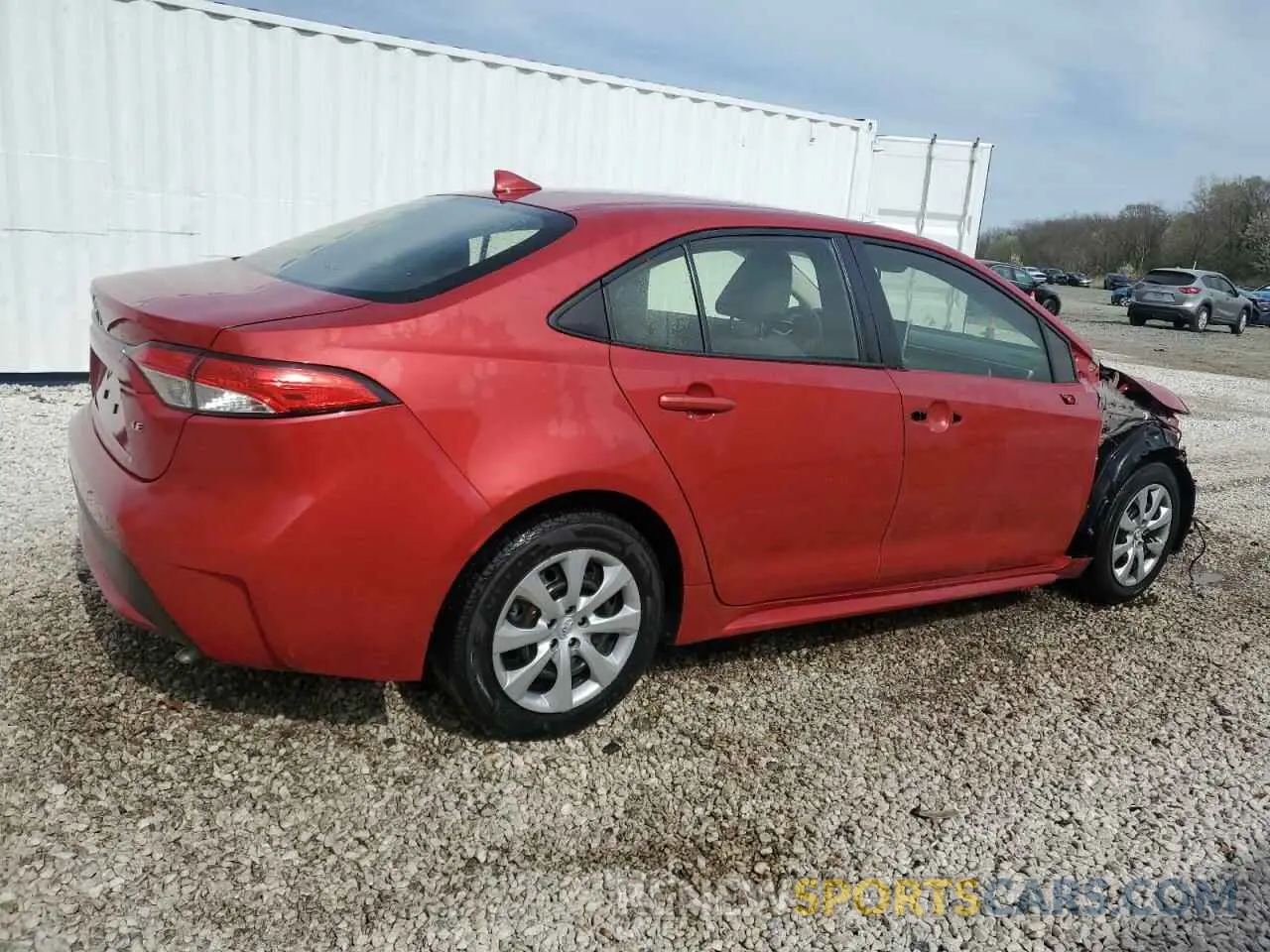 3 Photograph of a damaged car JTDEPRAE6LJ083917 TOYOTA COROLLA 2020