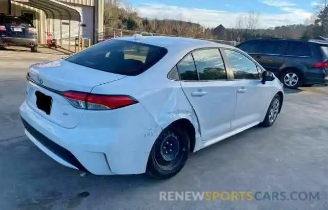 4 Photograph of a damaged car JTDEPRAE6LJ086784 TOYOTA COROLLA 2020