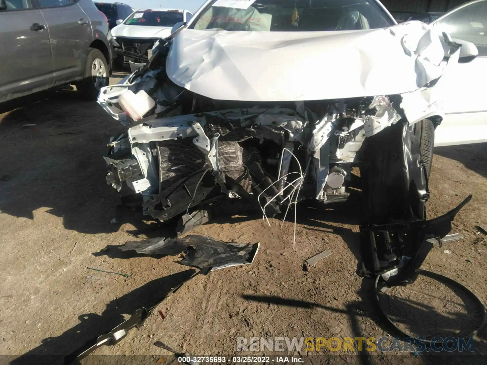 6 Photograph of a damaged car JTDEPRAE6LJ090141 TOYOTA COROLLA 2020