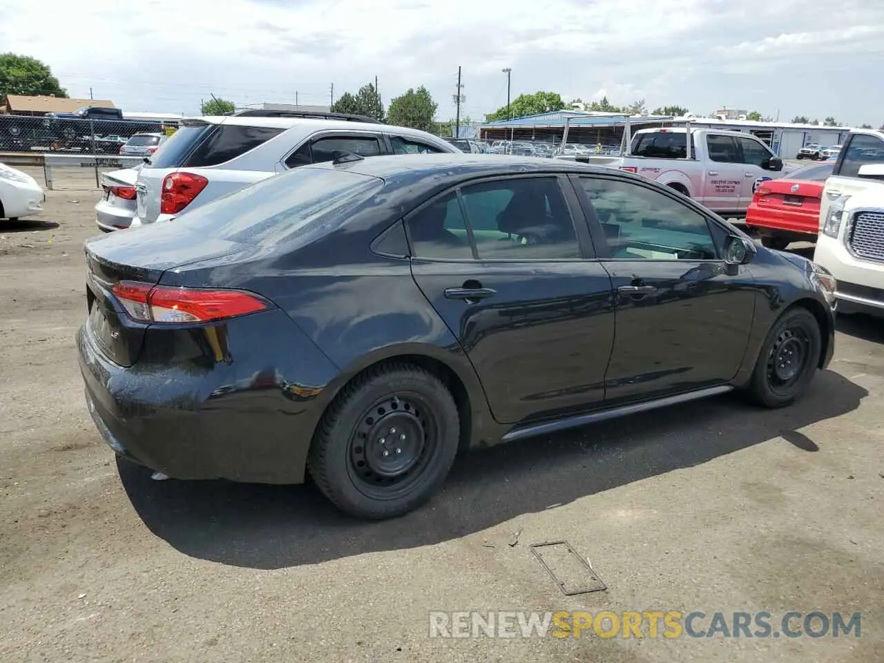 3 Photograph of a damaged car JTDEPRAE6LJ092150 TOYOTA COROLLA 2020