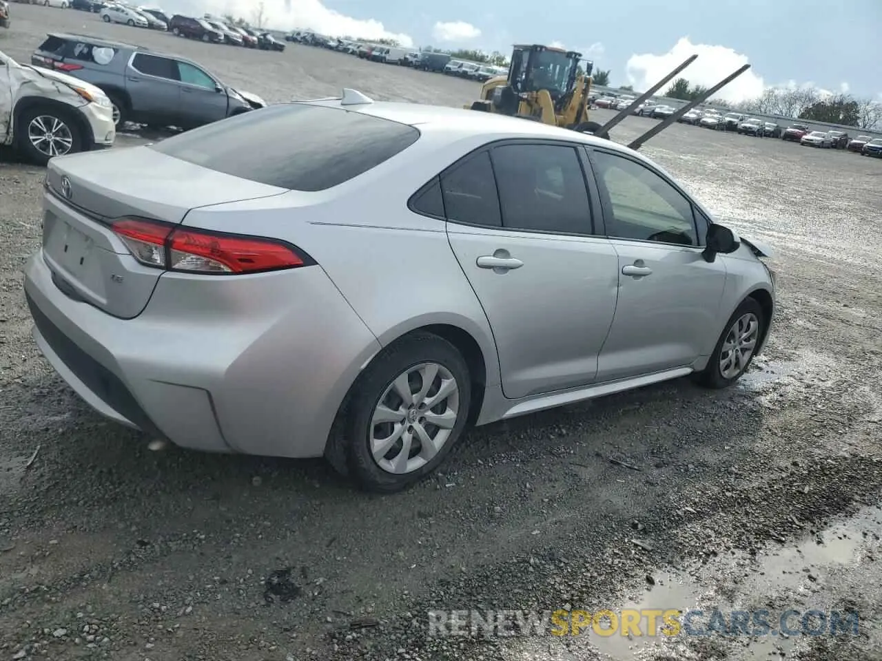 3 Photograph of a damaged car JTDEPRAE6LJ092391 TOYOTA COROLLA 2020