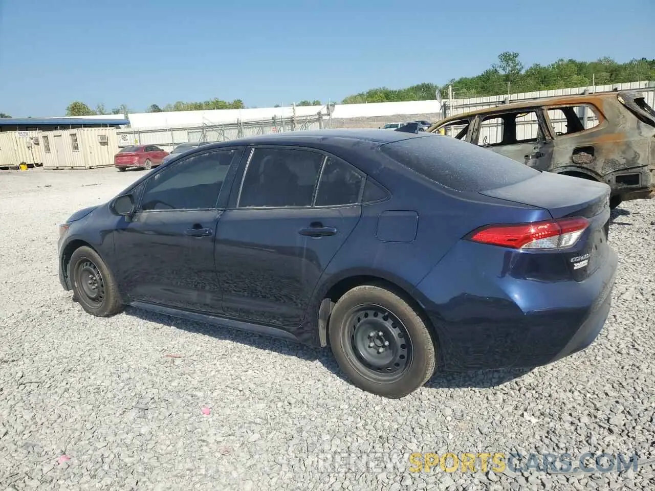 2 Photograph of a damaged car JTDEPRAE6LJ096568 TOYOTA COROLLA 2020
