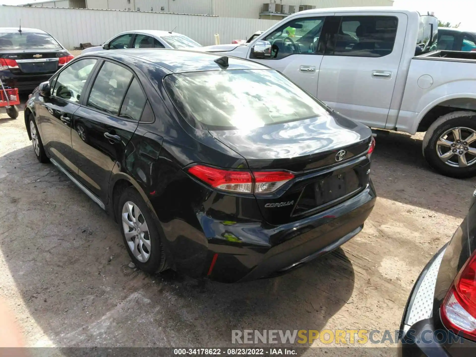 3 Photograph of a damaged car JTDEPRAE6LJ096828 TOYOTA COROLLA 2020