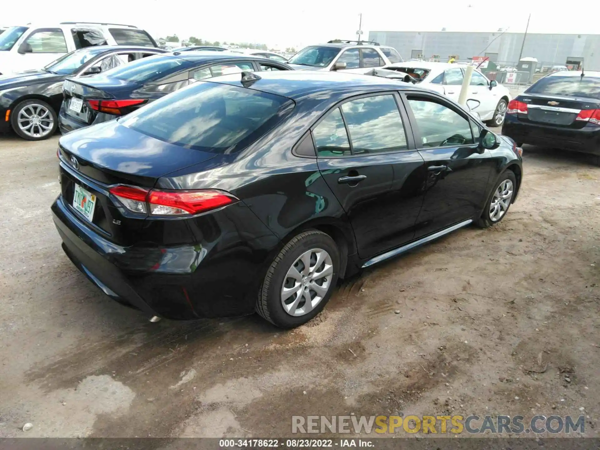 4 Photograph of a damaged car JTDEPRAE6LJ096828 TOYOTA COROLLA 2020