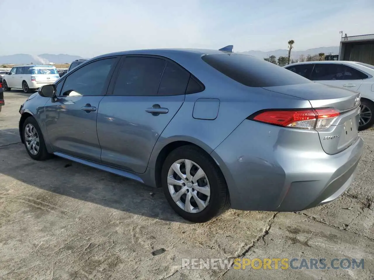 2 Photograph of a damaged car JTDEPRAE6LJ100179 TOYOTA COROLLA 2020