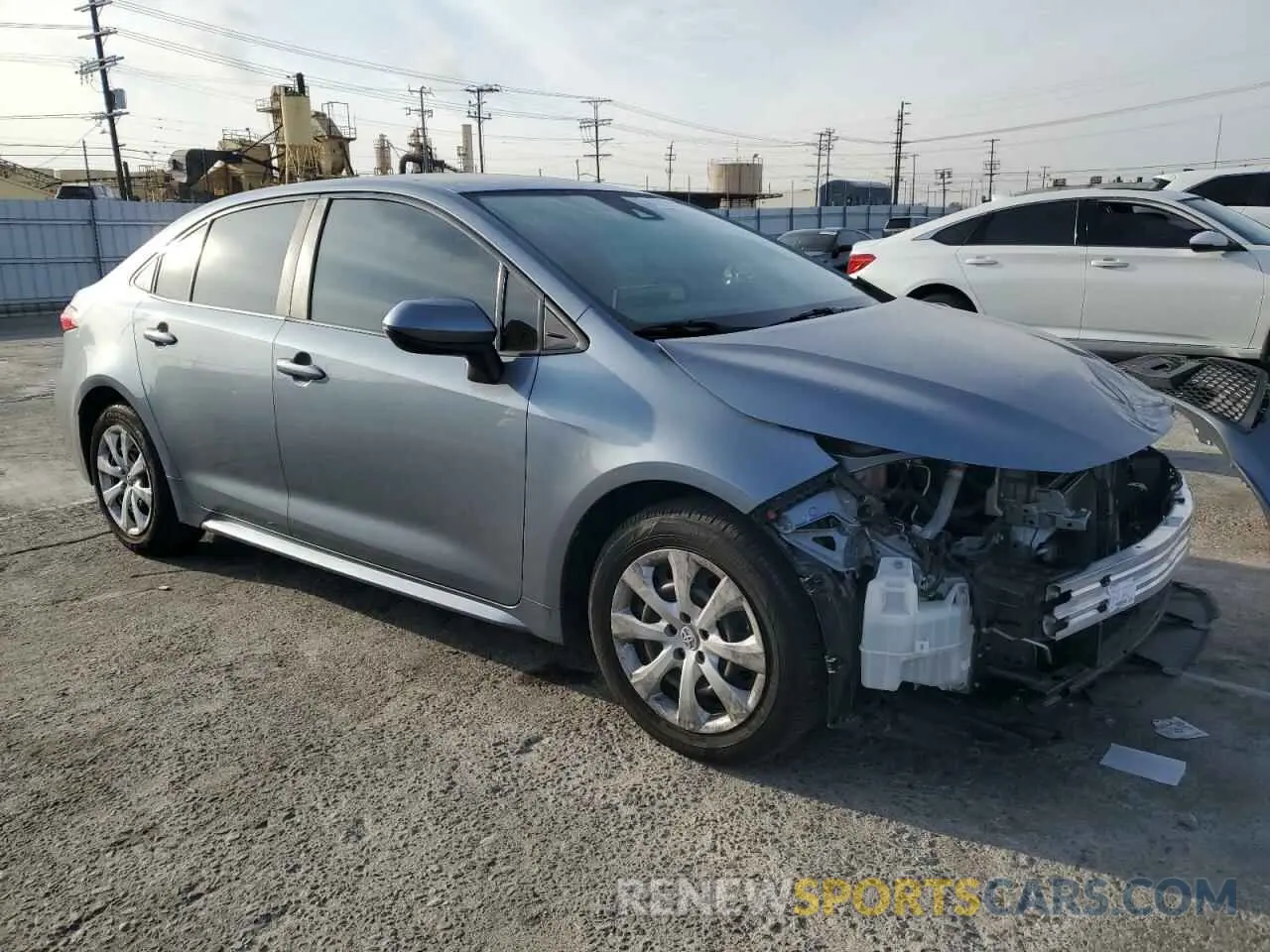 4 Photograph of a damaged car JTDEPRAE6LJ100179 TOYOTA COROLLA 2020