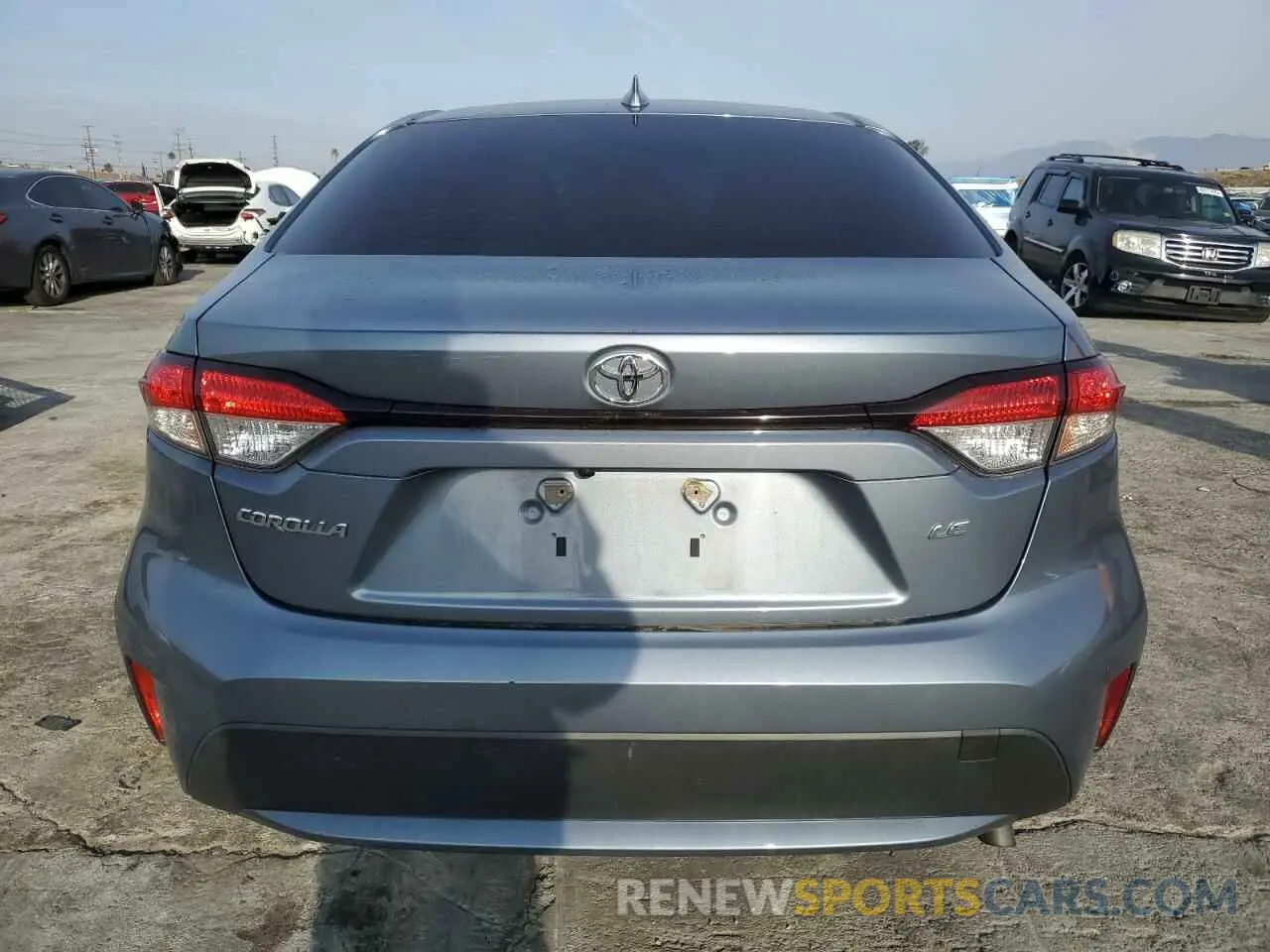 6 Photograph of a damaged car JTDEPRAE6LJ100179 TOYOTA COROLLA 2020
