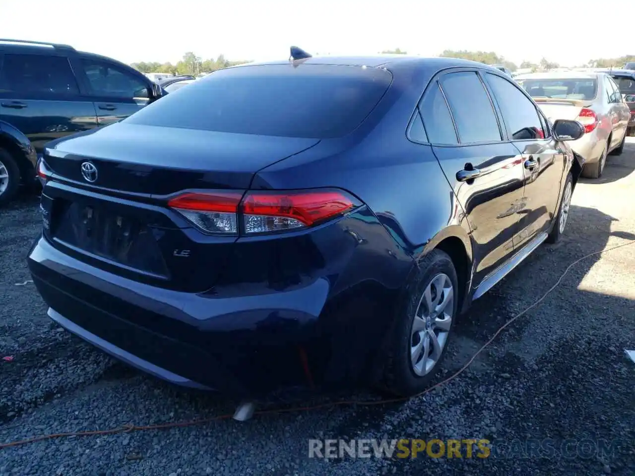 4 Photograph of a damaged car JTDEPRAE6LJ103597 TOYOTA COROLLA 2020