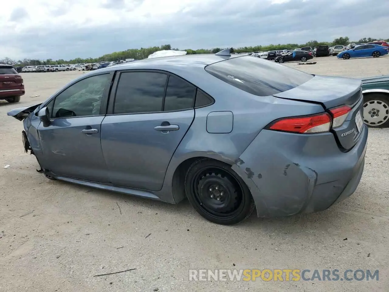 2 Photograph of a damaged car JTDEPRAE6LJ108492 TOYOTA COROLLA 2020