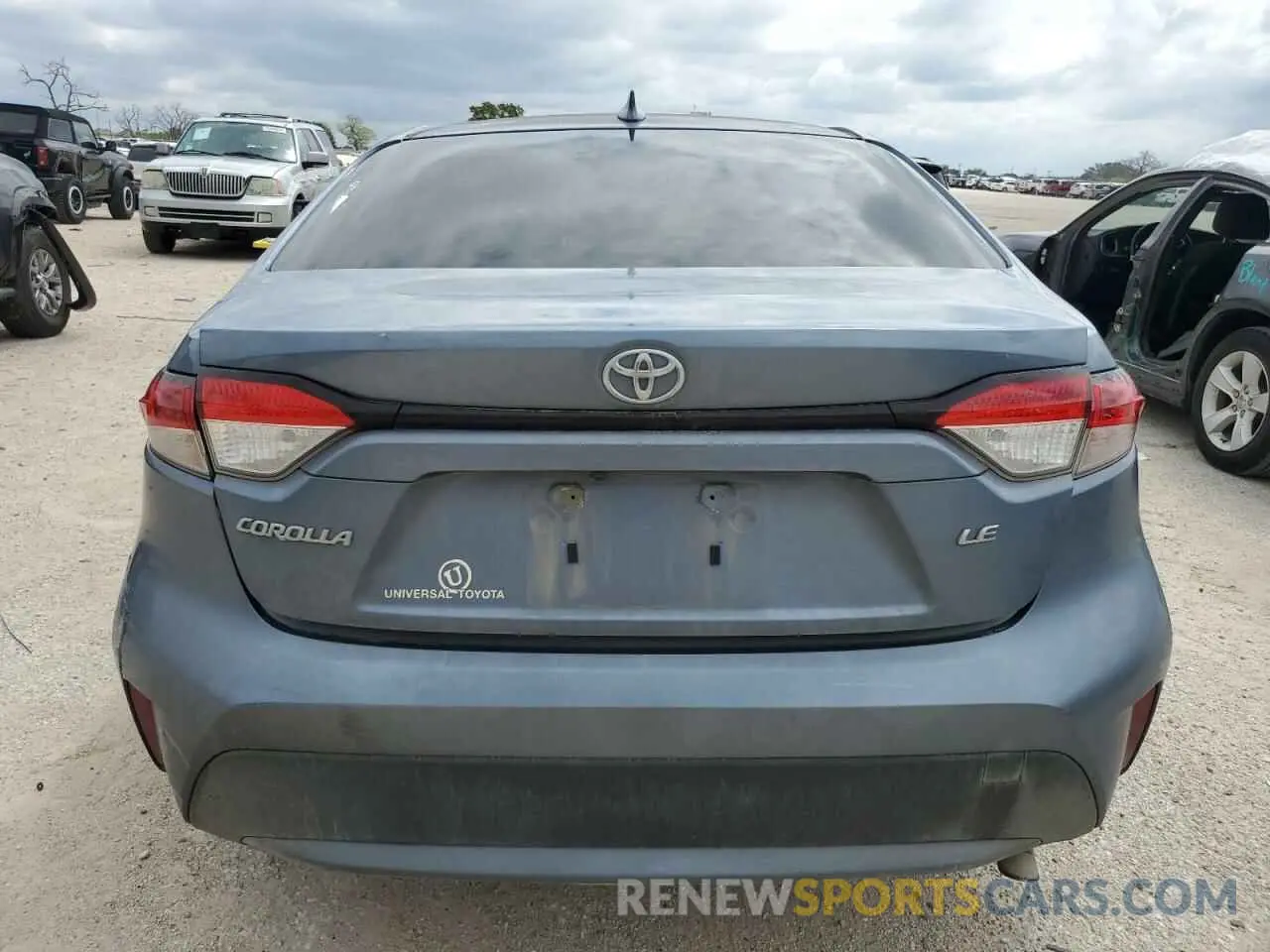 6 Photograph of a damaged car JTDEPRAE6LJ108492 TOYOTA COROLLA 2020
