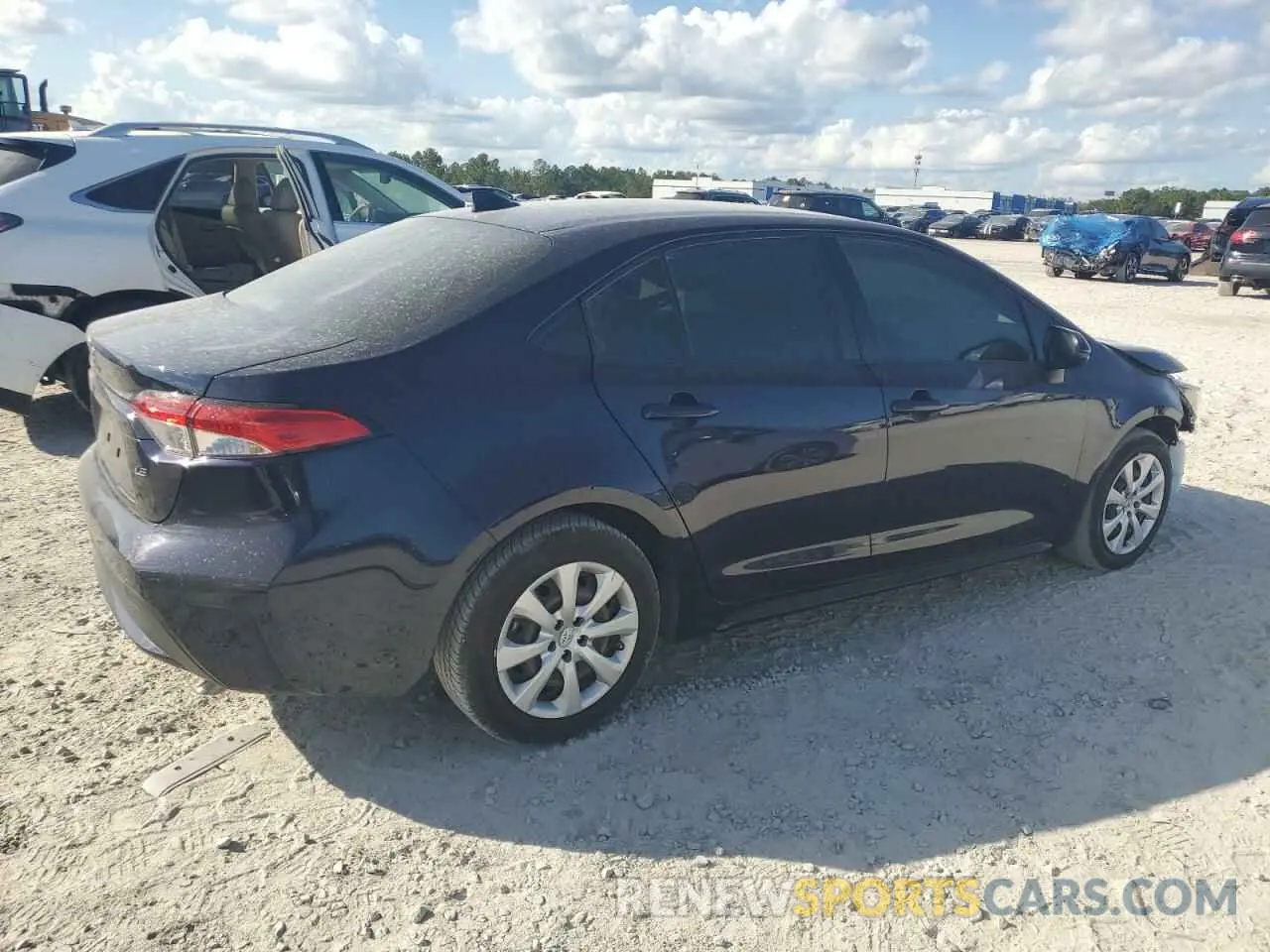 3 Photograph of a damaged car JTDEPRAE6LJ109321 TOYOTA COROLLA 2020