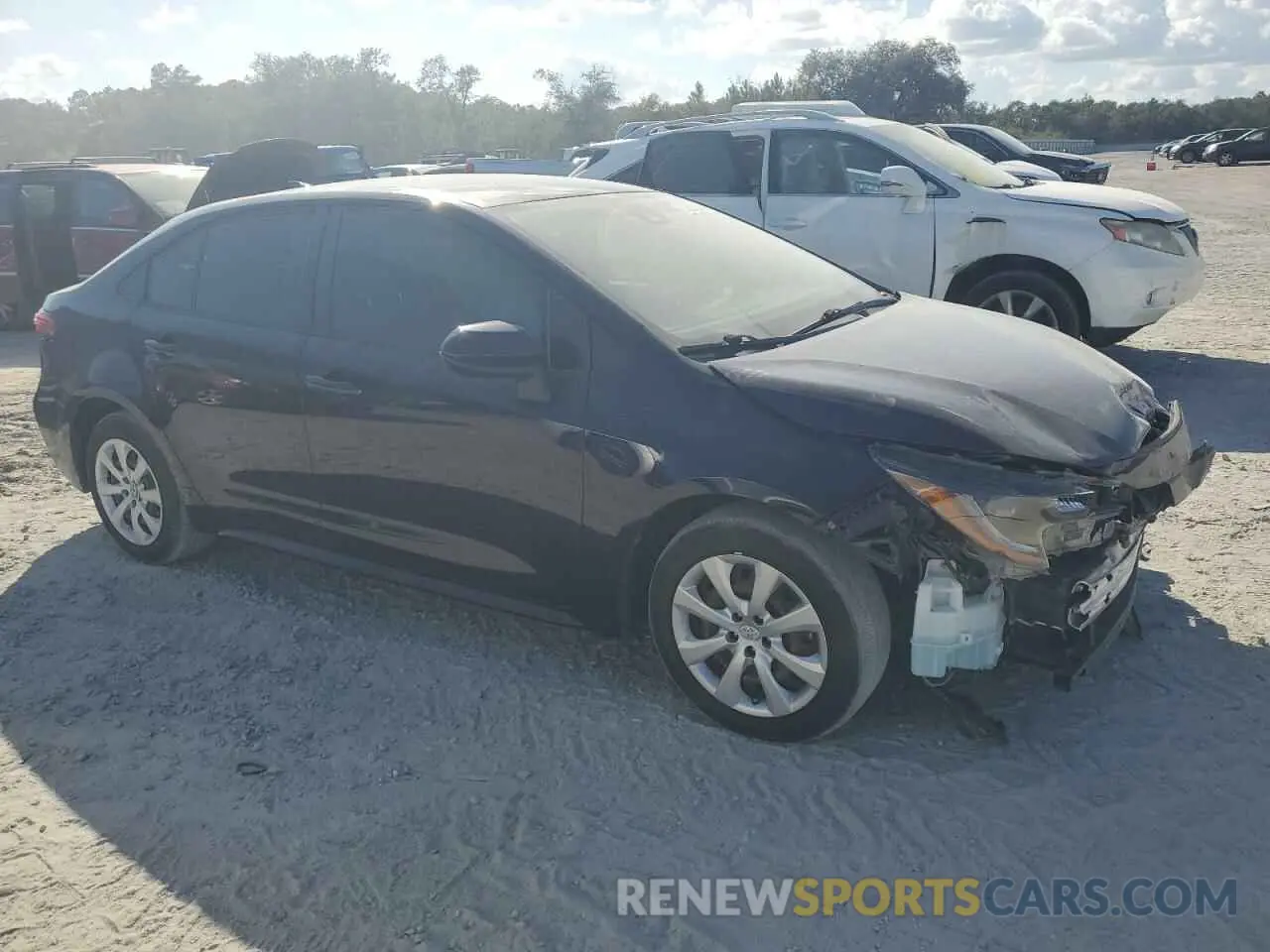 4 Photograph of a damaged car JTDEPRAE6LJ109321 TOYOTA COROLLA 2020
