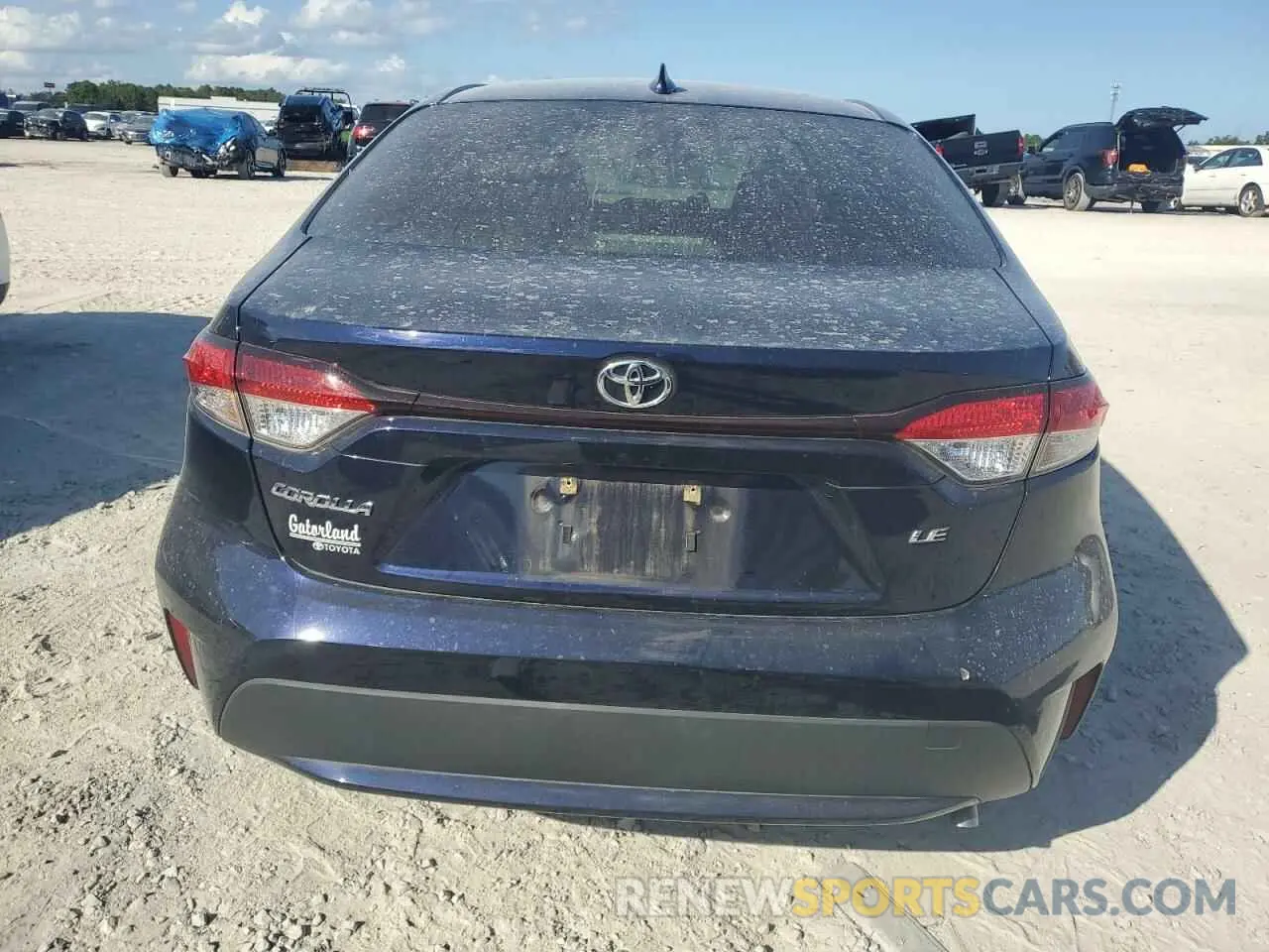 6 Photograph of a damaged car JTDEPRAE6LJ109321 TOYOTA COROLLA 2020