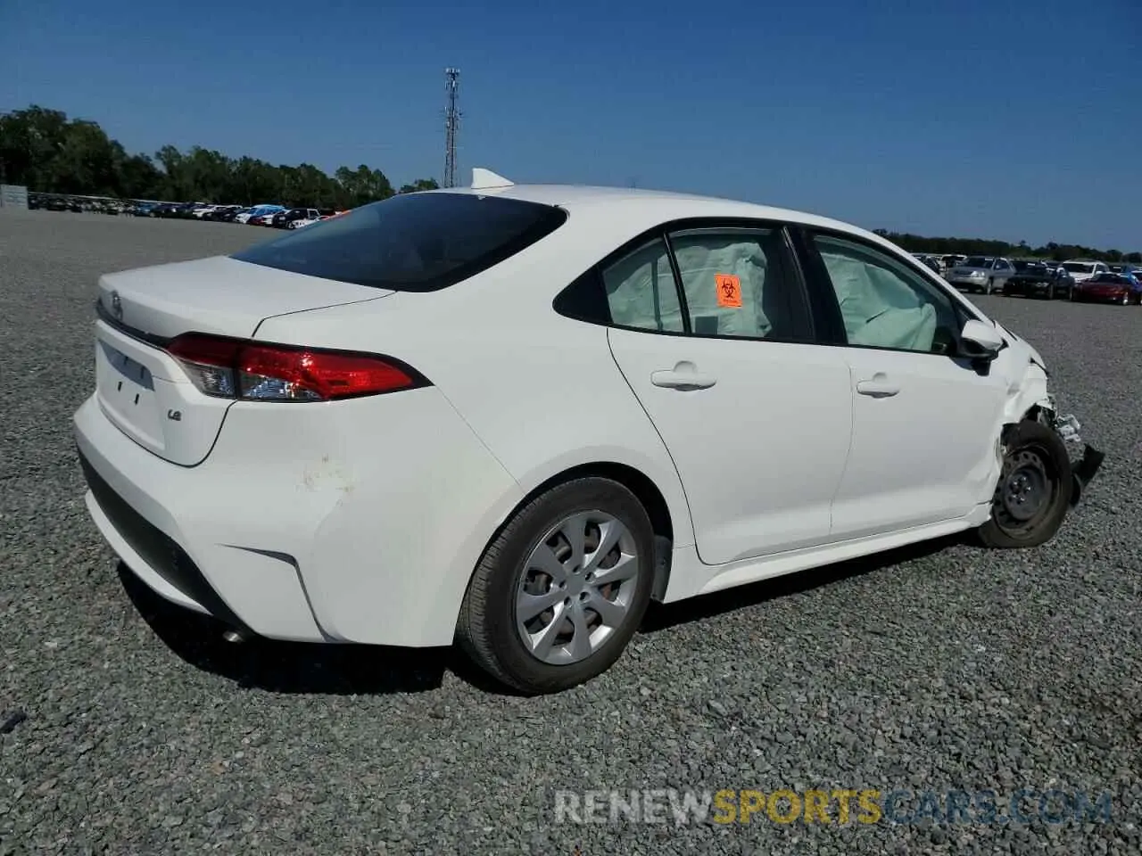 3 Photograph of a damaged car JTDEPRAE6LJ109951 TOYOTA COROLLA 2020